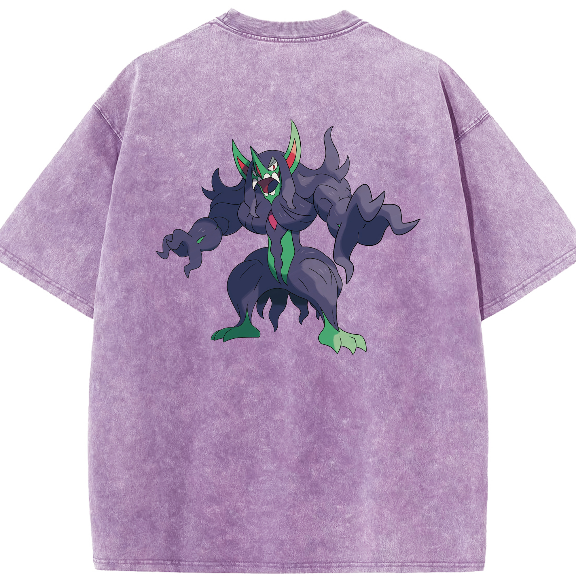 （画像用） ポケットモンスター Pokémon 綿100% ヴィンテージ風 半袖Tシャツ（背面プリント）