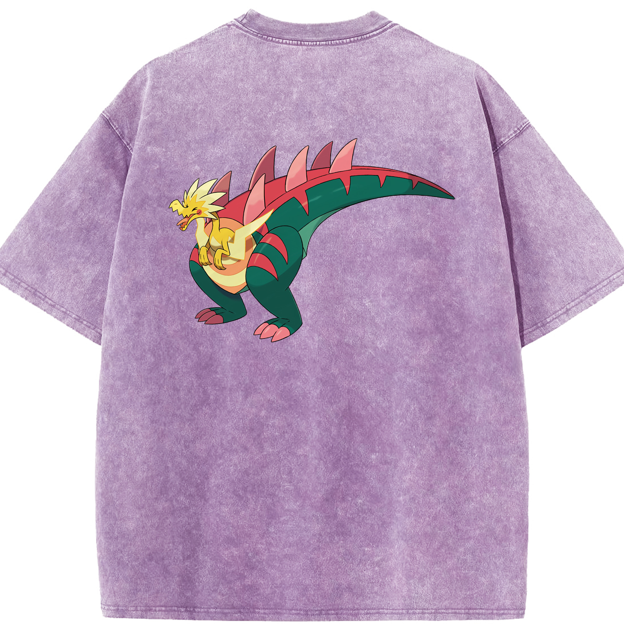 （画像用） ポケットモンスター Pokémon 綿100% ヴィンテージ風 半袖Tシャツ（背面プリント）