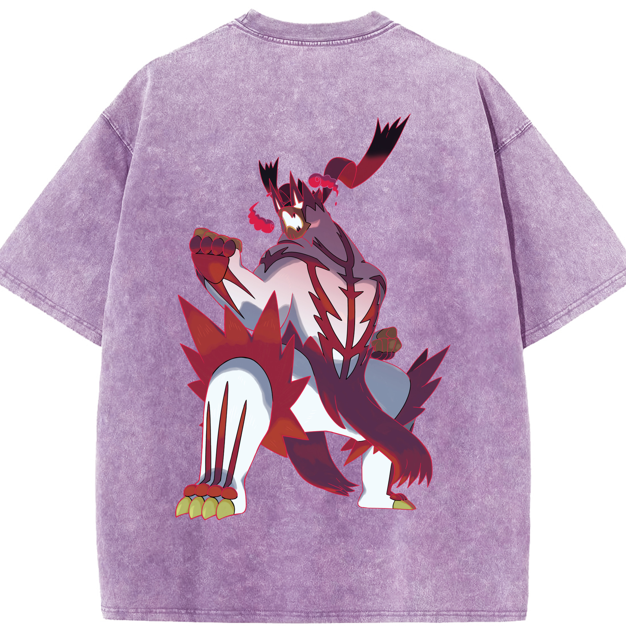 （画像用） ポケットモンスター Pokémon 綿100% ヴィンテージ風 半袖Tシャツ（背面プリント）