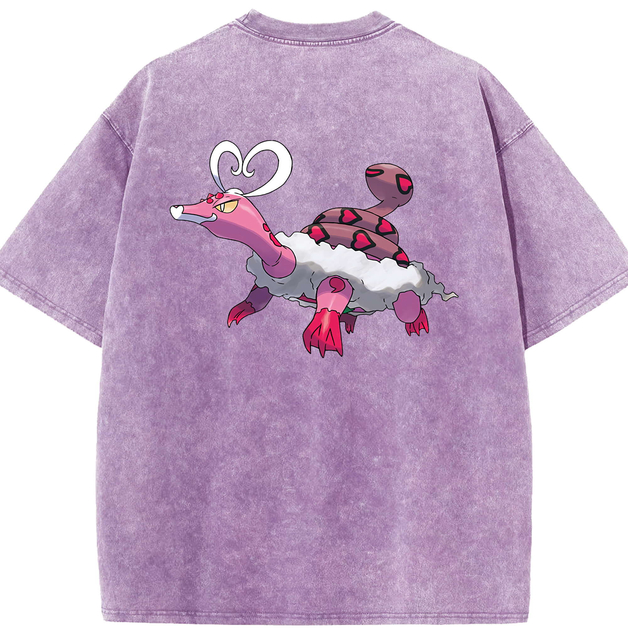 （画像用） ポケットモンスター Pokémon 綿100% ヴィンテージ風 半袖Tシャツ（背面プリント）