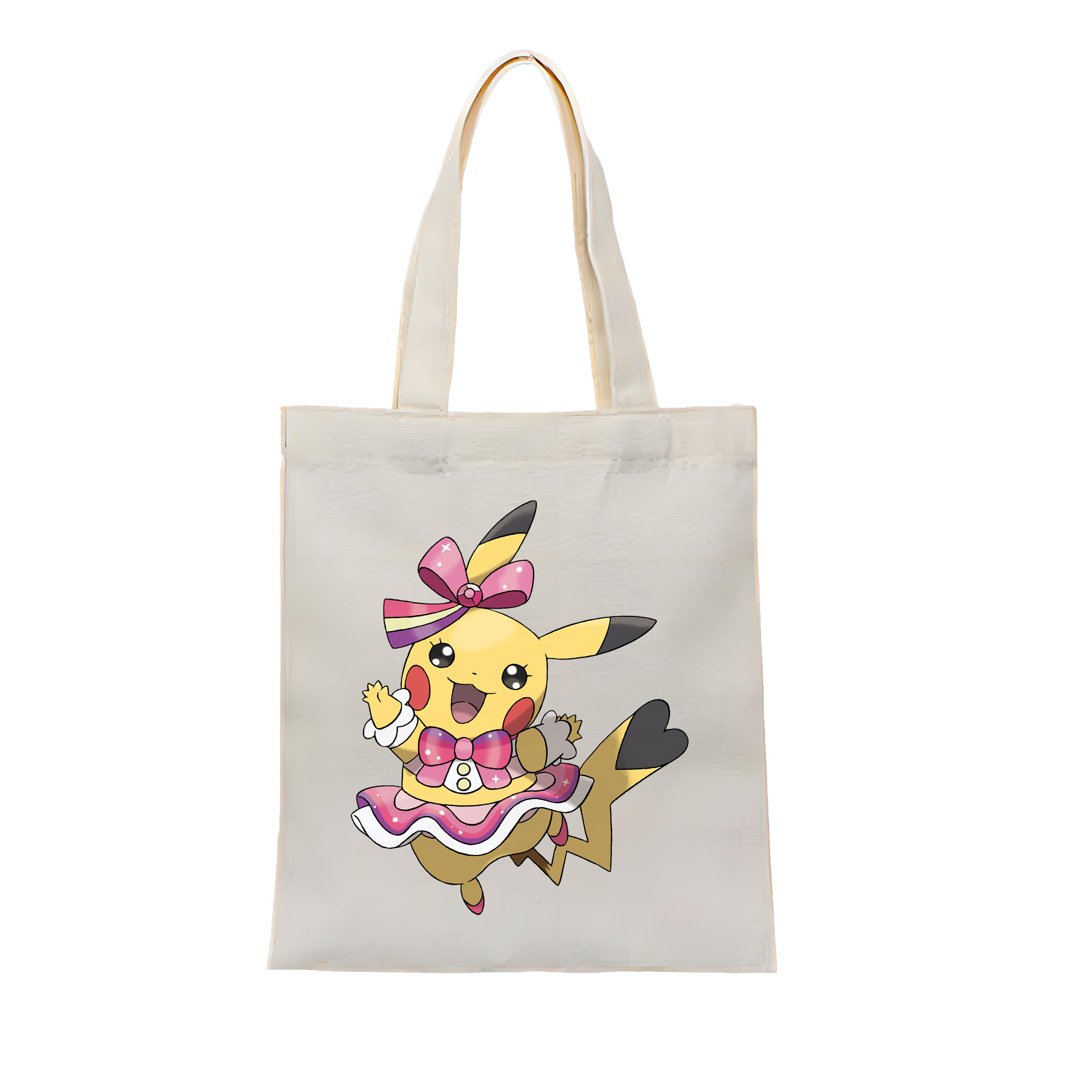 （画像用） ポケットモンスター Pokémon 縦型キャンバス生地手提げバッグ　トートバッグ