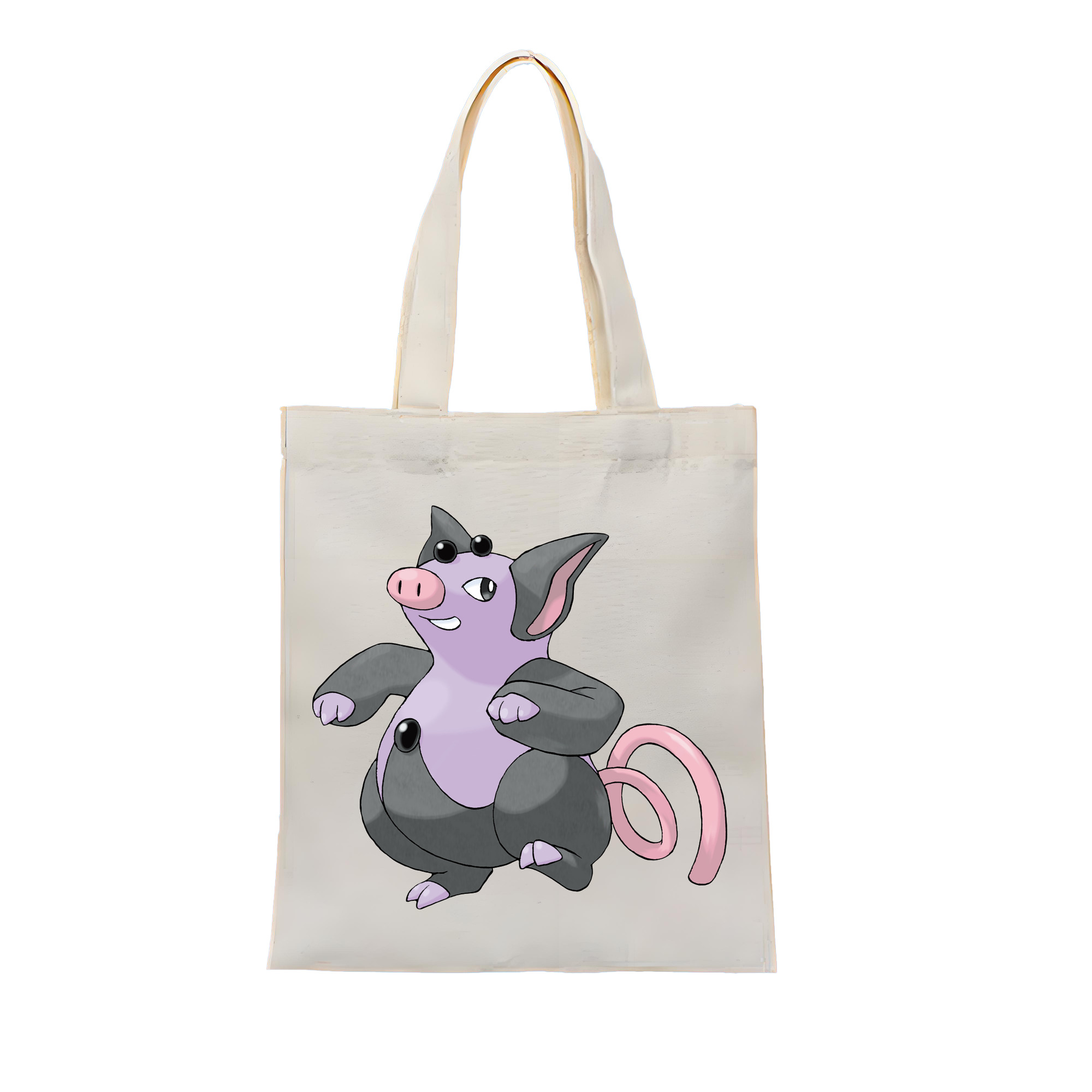 （画像用） ポケットモンスター Pokémon 縦型キャンバス生地手提げバッグ　トートバッグ