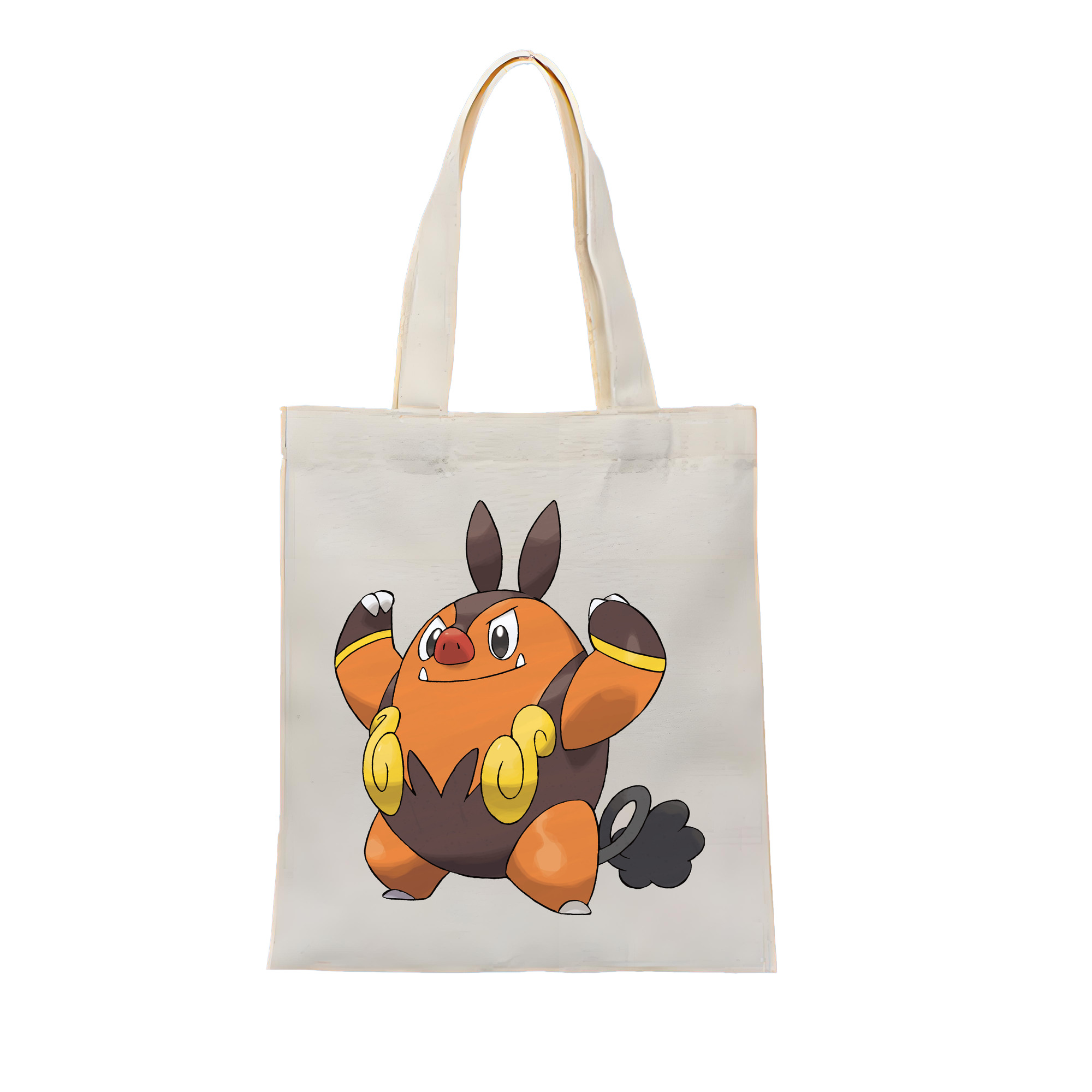 （画像用） ポケットモンスター Pokémon 縦型キャンバス生地手提げバッグ　トートバッグ
