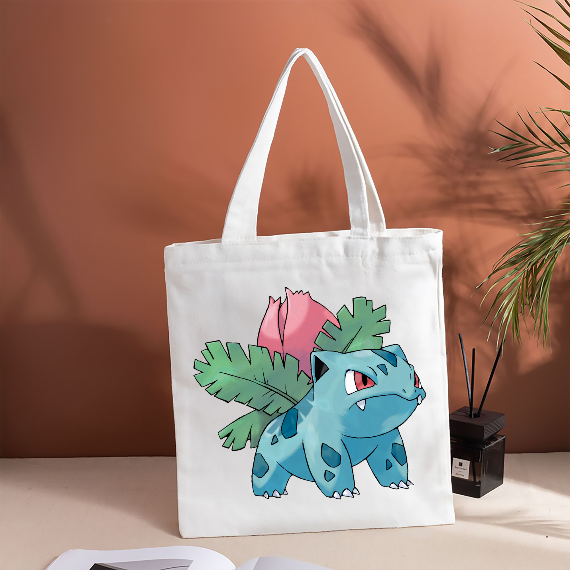 ポケットモンスター Pokémon 縦型キャンバス生地手提げバッグ　トートバッグ