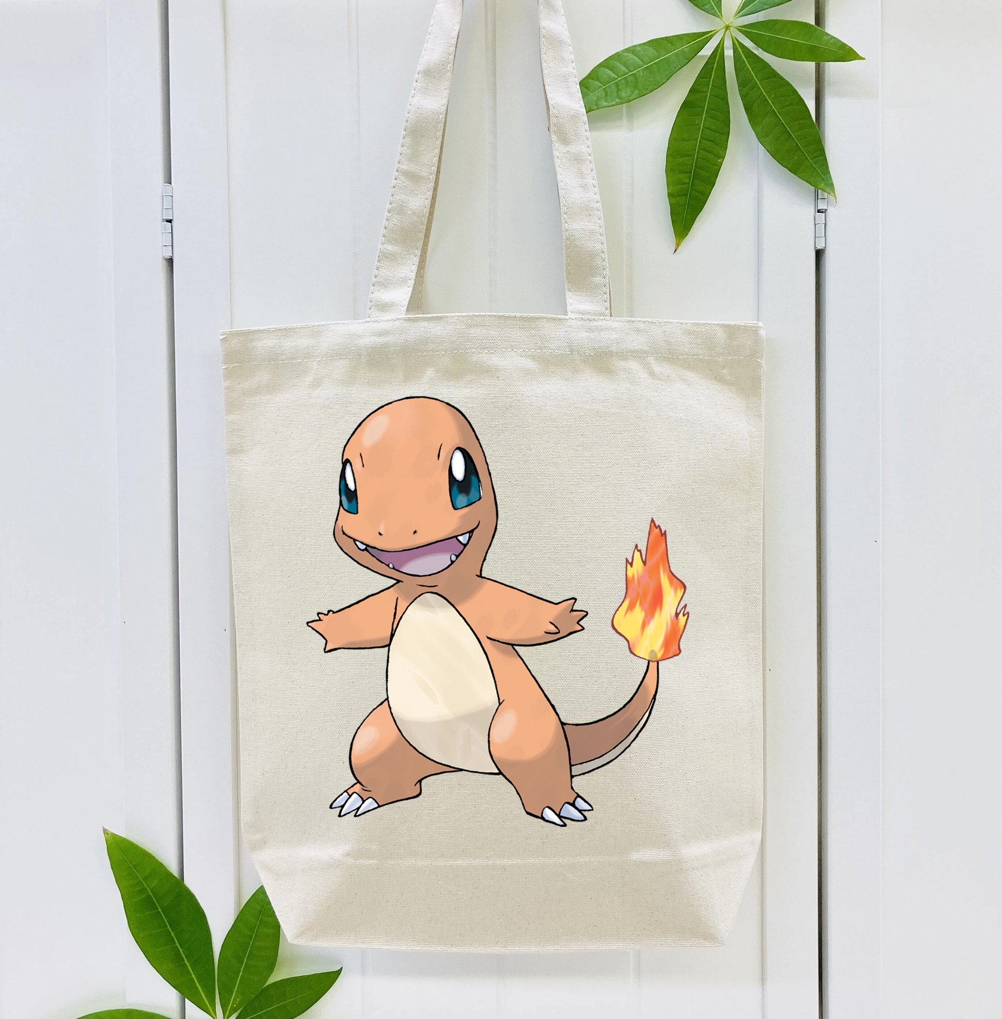 ポケットモンスター Pokémon 縦型キャンバス生地手提げバッグ　トートバッグ