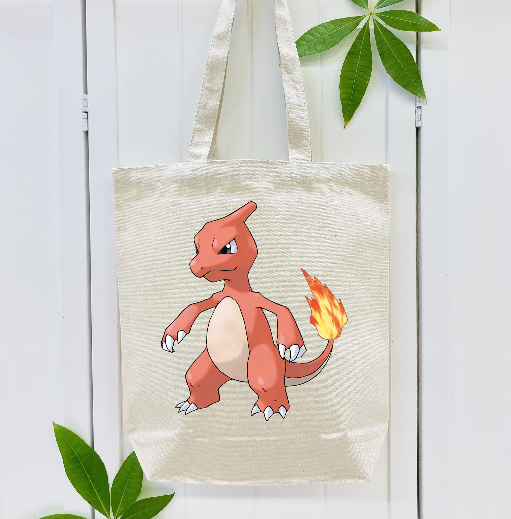 ポケットモンスター Pokémon 縦型キャンバス生地手提げバッグ　トートバッグ