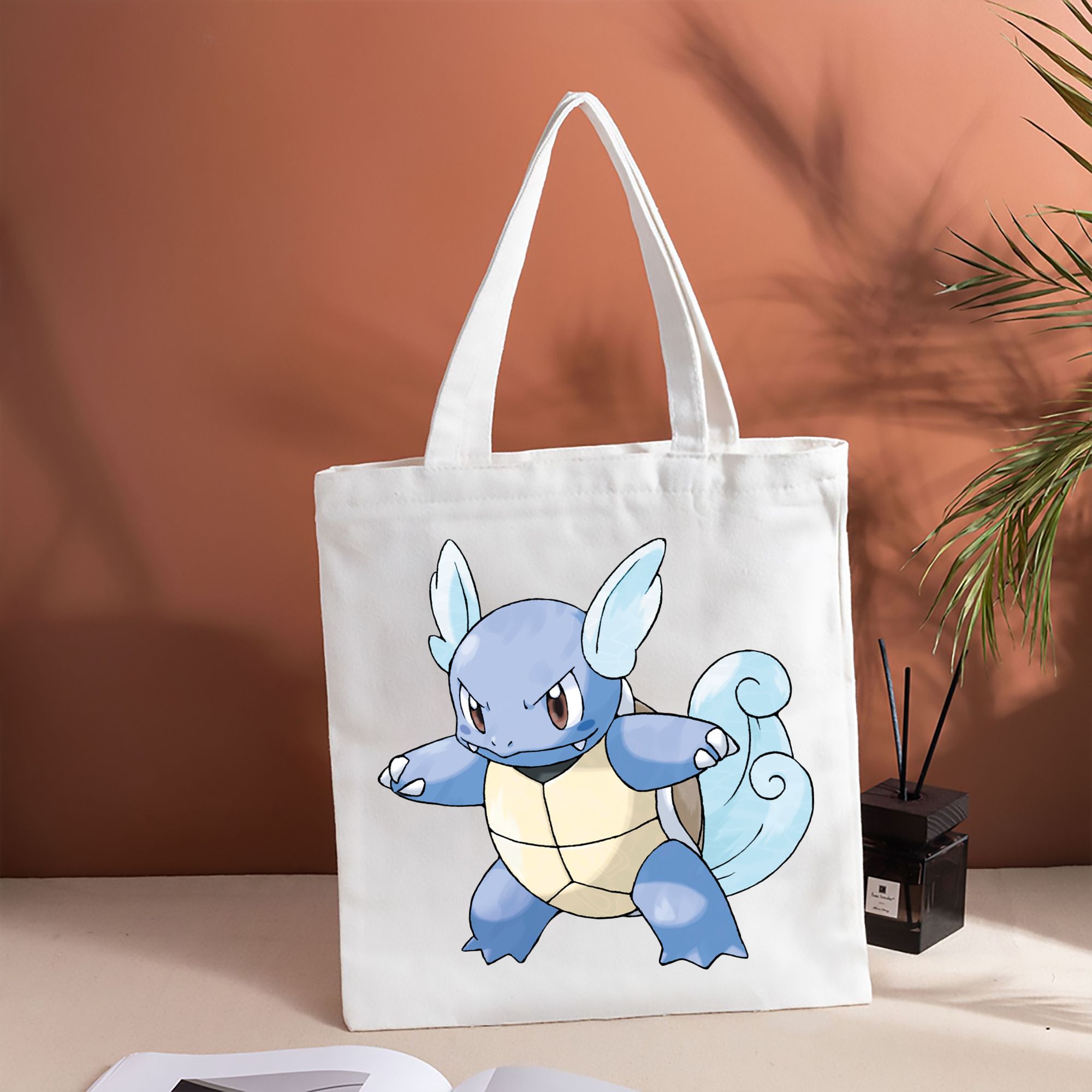 ポケットモンスター Pokémon 縦型キャンバス生地手提げバッグ　トートバッグ