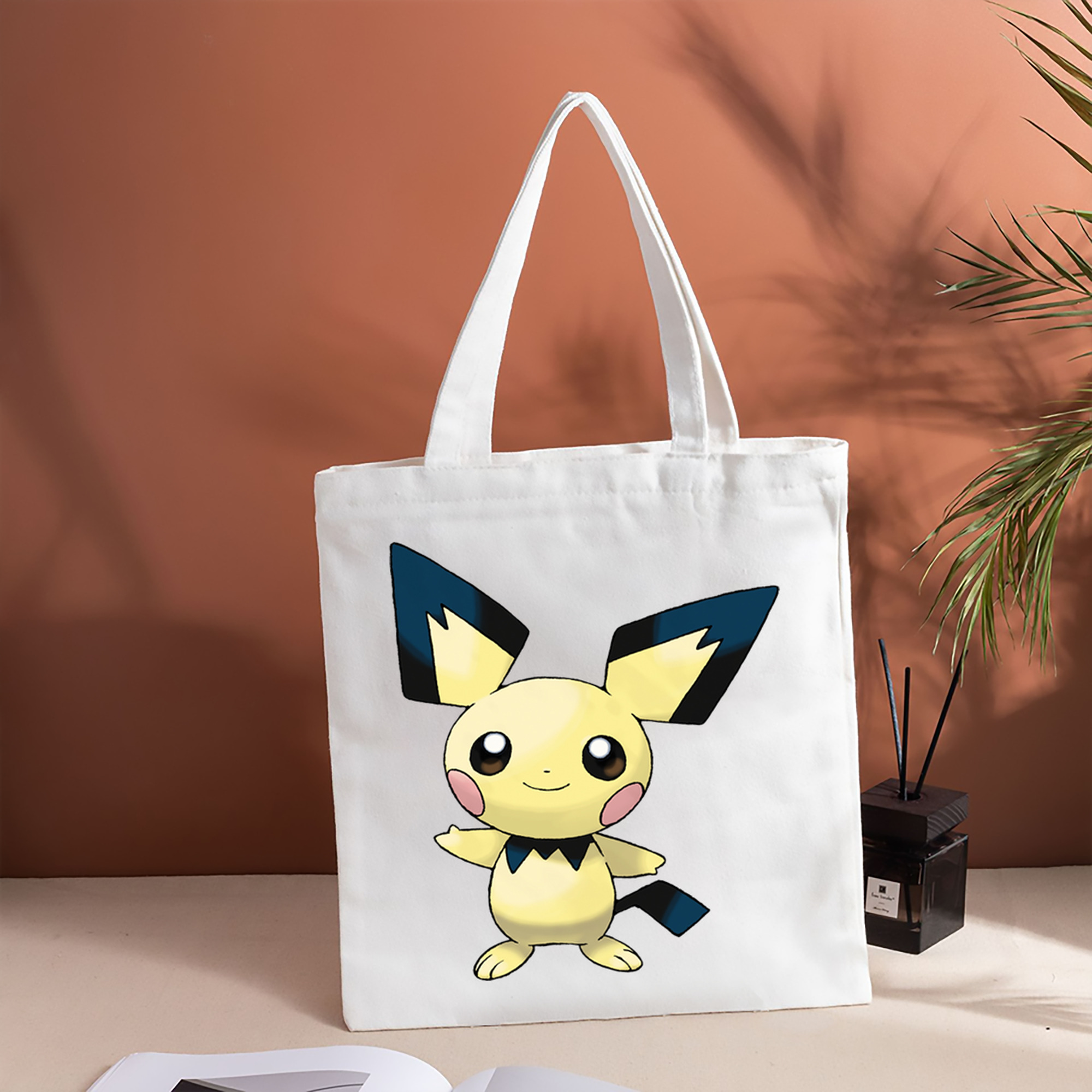 ポケットモンスター Pokémon 縦型キャンバス生地手提げバッグ　トートバッグ
