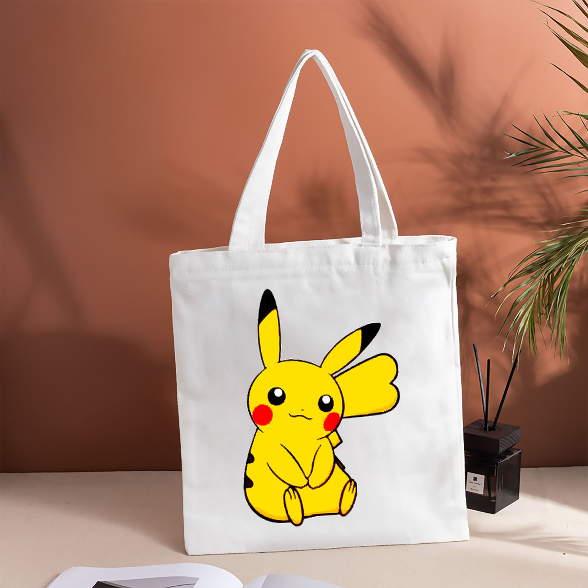 ポケットモンスター Pokémon 縦型キャンバス生地手提げバッグ　トートバッグ
