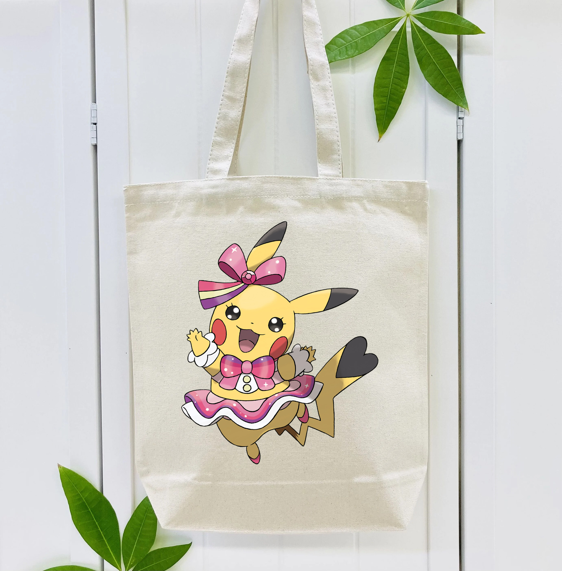 ポケットモンスター Pokémon 縦型キャンバス生地手提げバッグ　トートバッグ