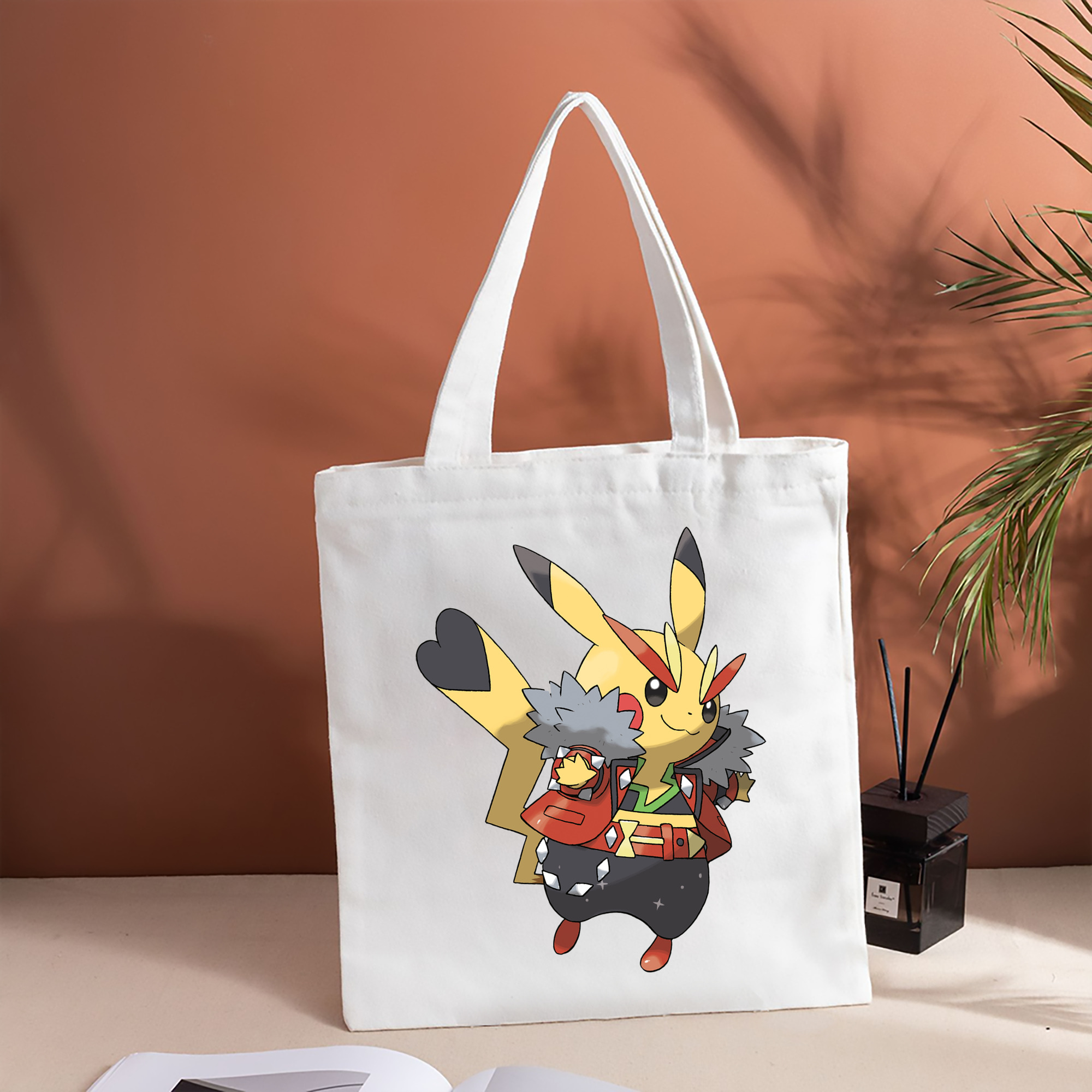 ポケットモンスター Pokémon 縦型キャンバス生地手提げバッグ　トートバッグ
