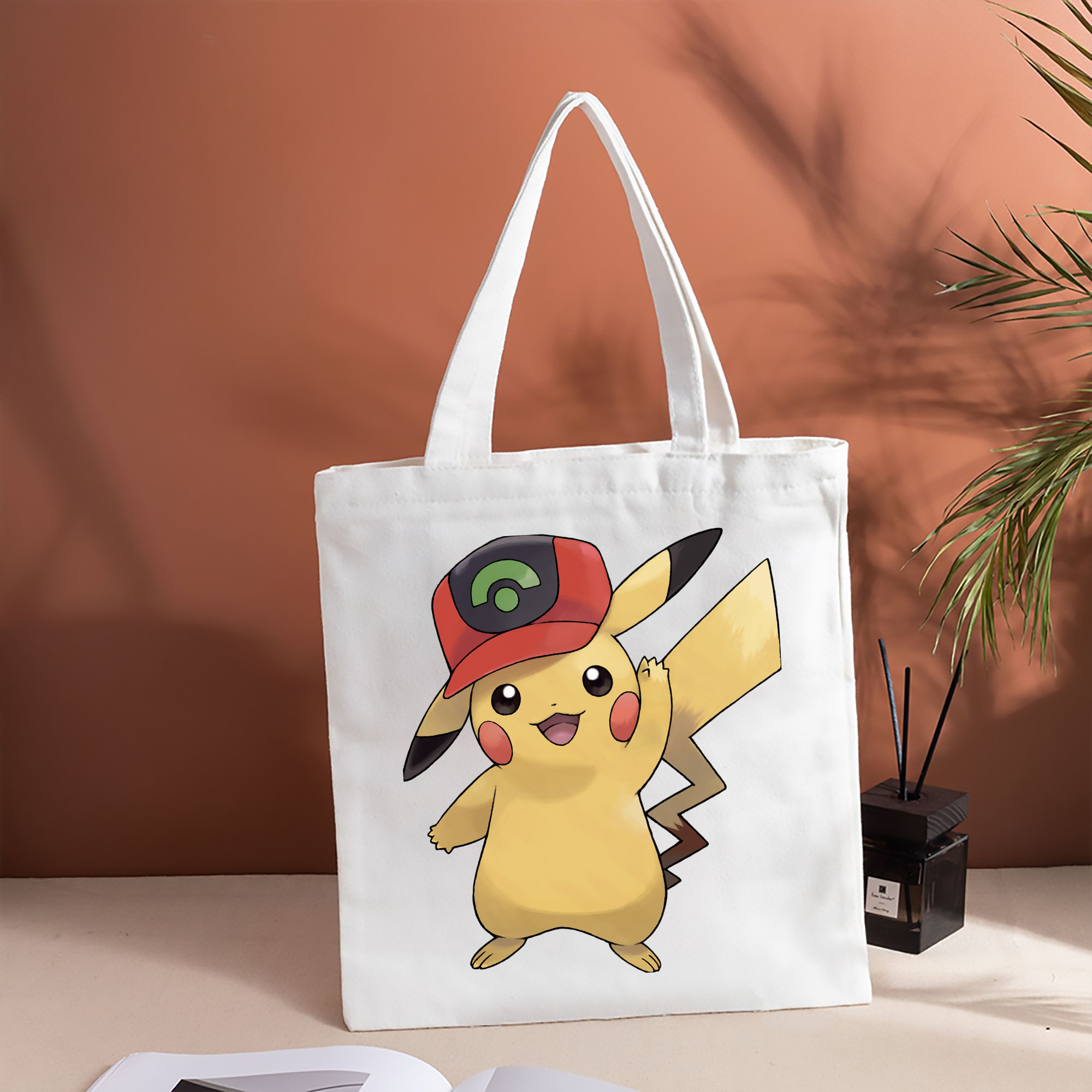 ポケットモンスター Pokémon 縦型キャンバス生地手提げバッグ　トートバッグ