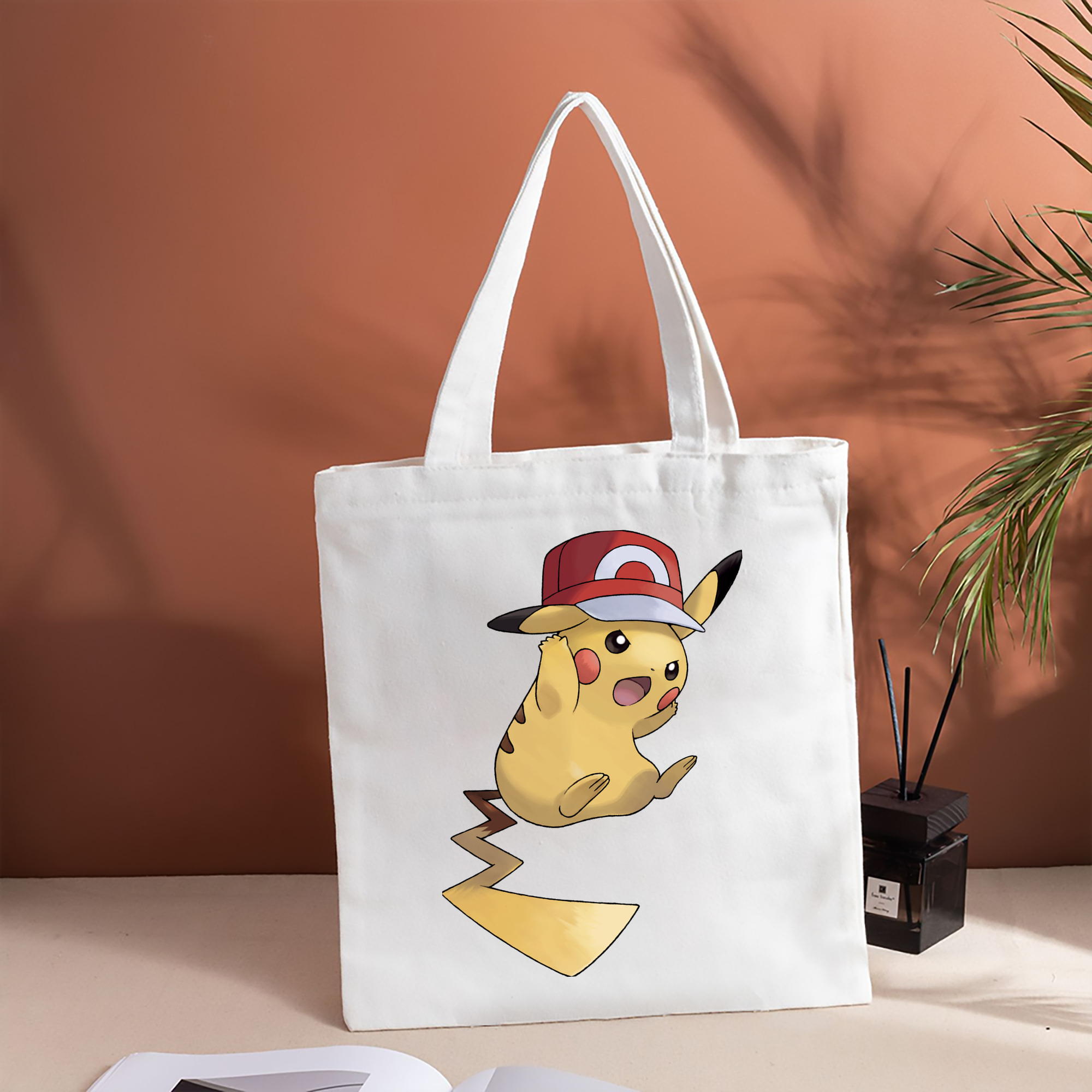ポケットモンスター Pokémon 縦型キャンバス生地手提げバッグ　トートバッグ