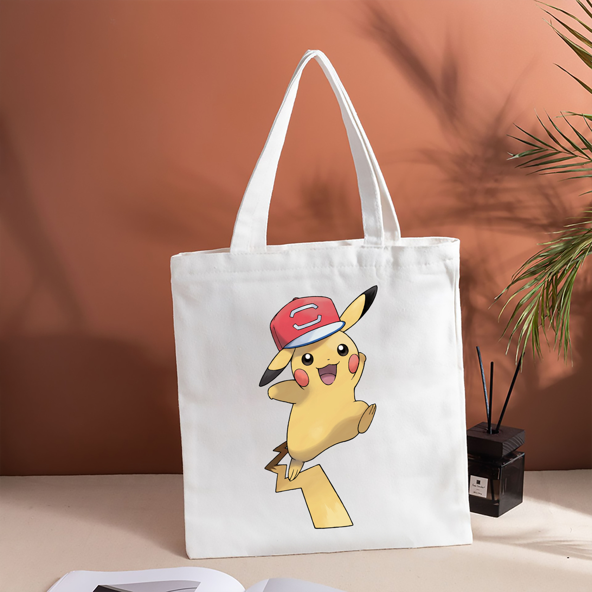 ポケットモンスター Pokémon 縦型キャンバス生地手提げバッグ　トートバッグ