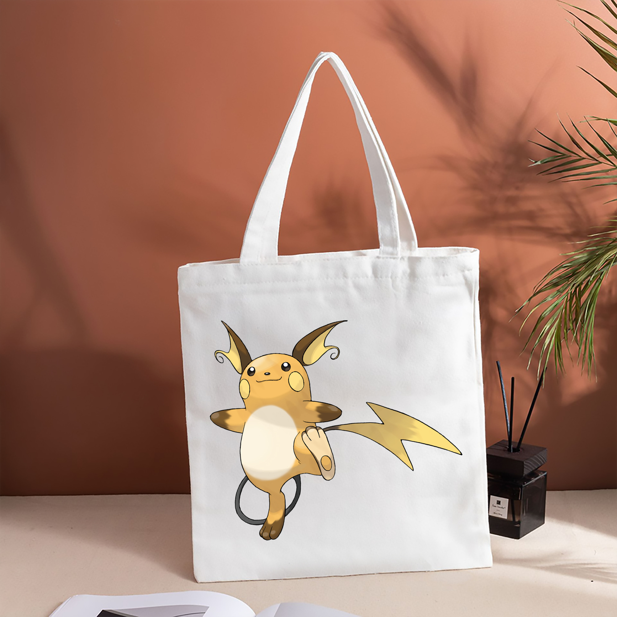 ポケットモンスター Pokémon 縦型キャンバス生地手提げバッグ　トートバッグ