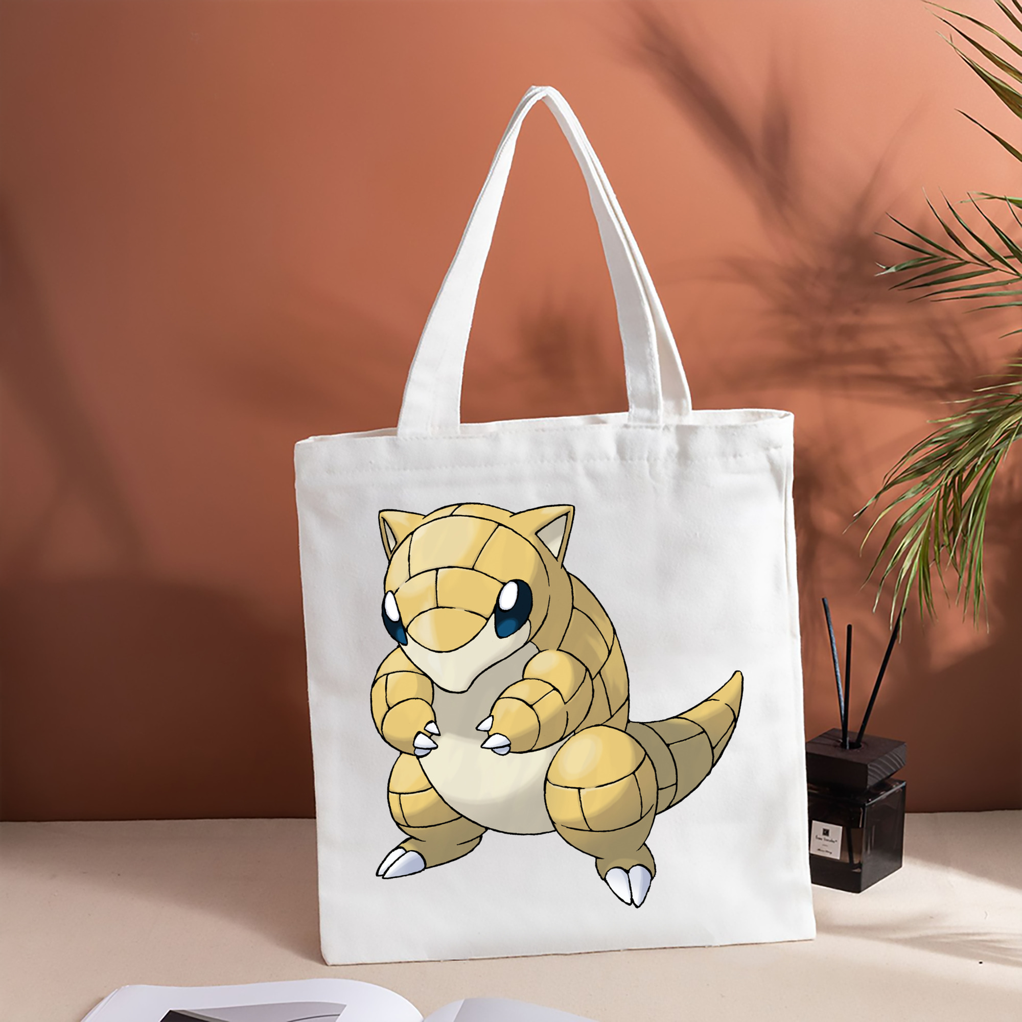 ポケットモンスター Pokémon 縦型キャンバス生地手提げバッグ　トートバッグ