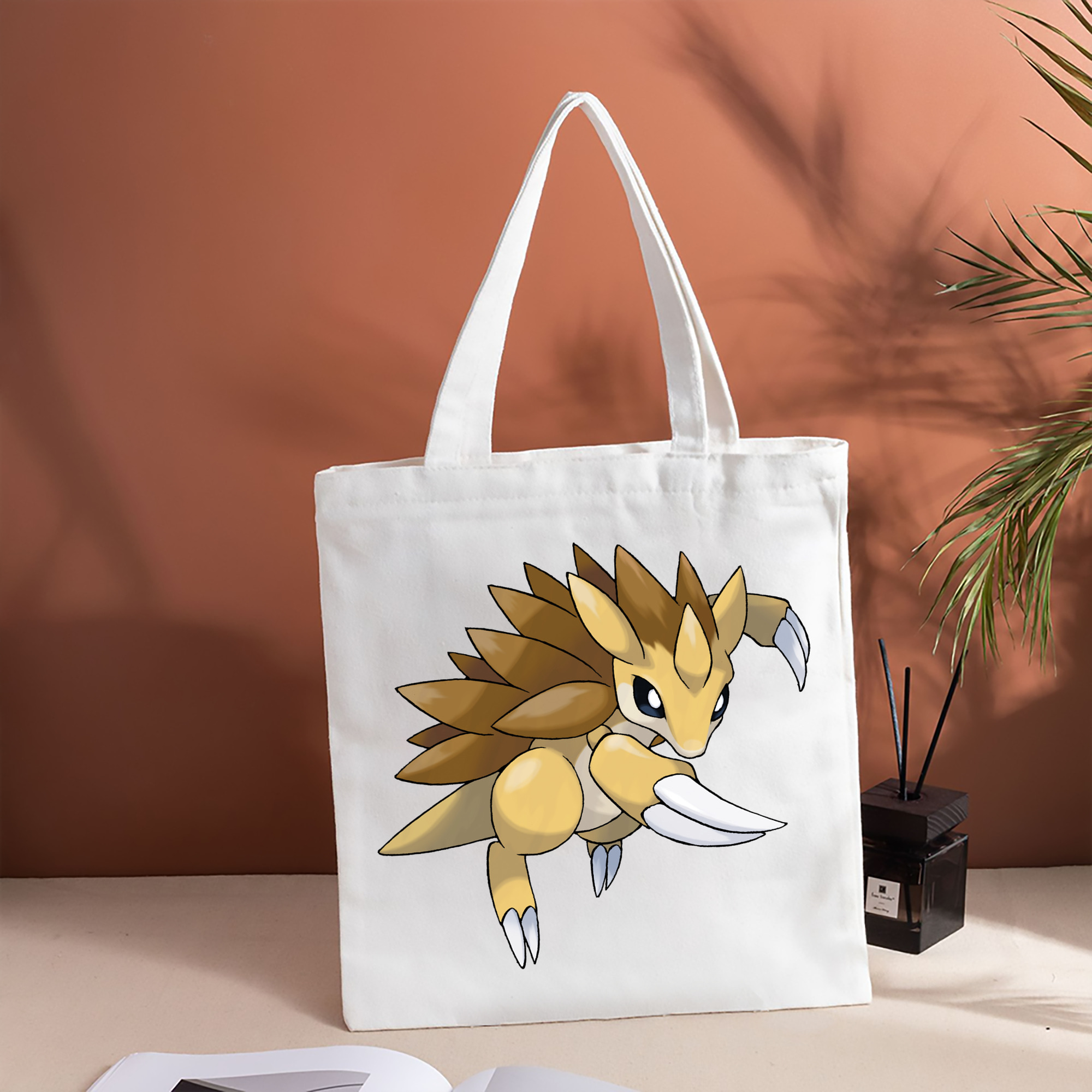 ポケットモンスター Pokémon 縦型キャンバス生地手提げバッグ　トートバッグ