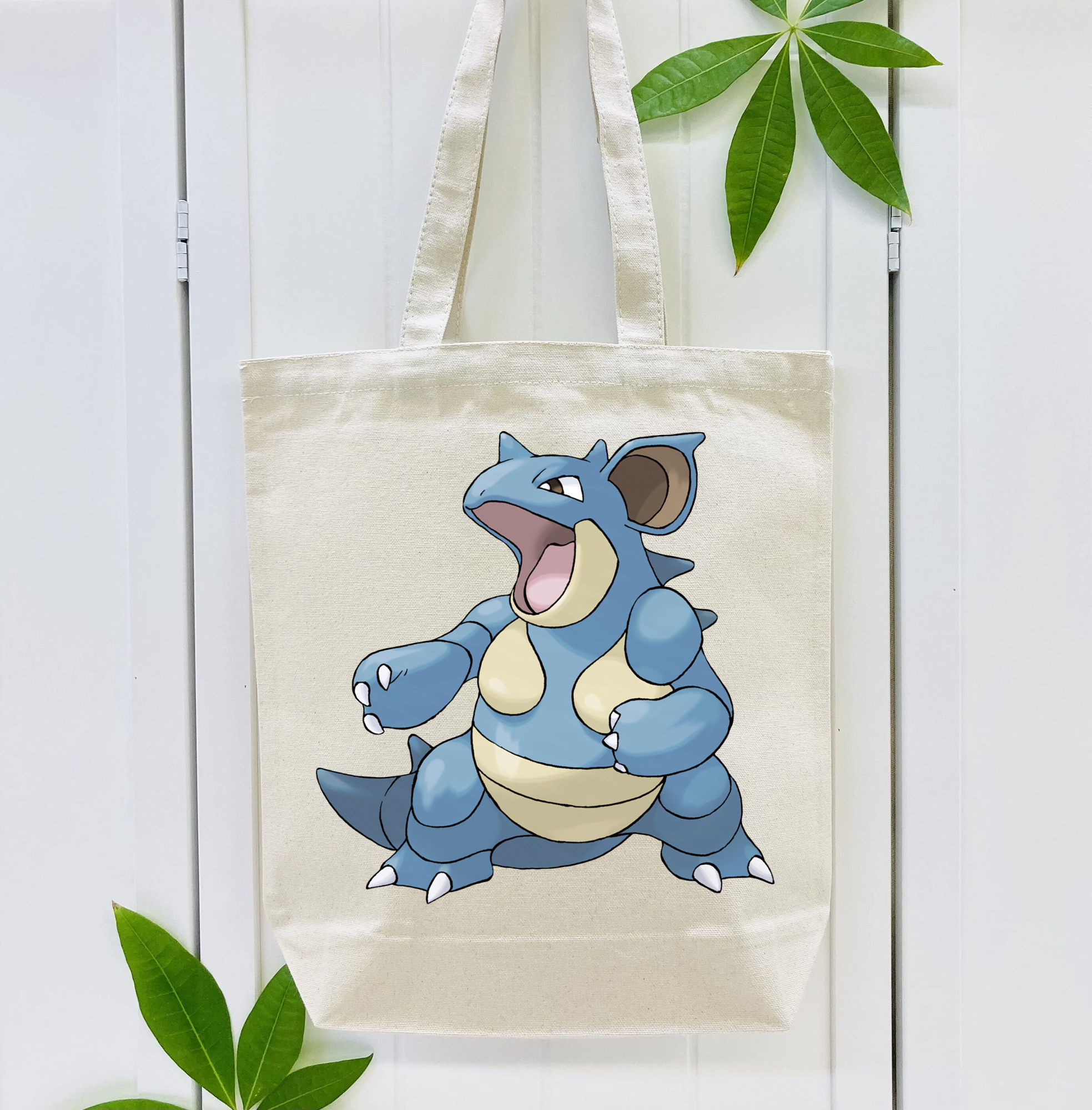 ポケットモンスター Pokémon 縦型キャンバス生地手提げバッグ　トートバッグ