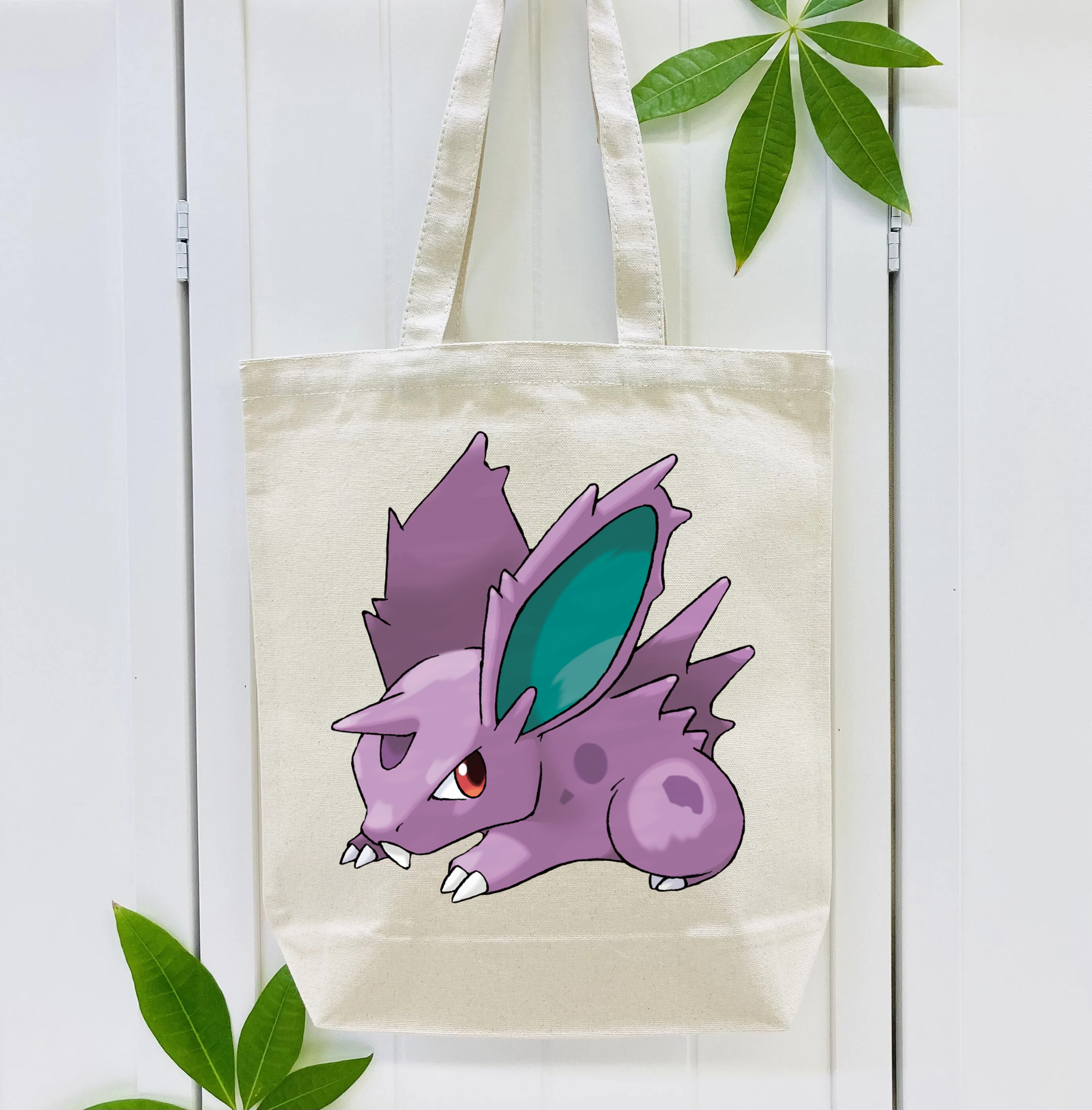 ポケットモンスター Pokémon 縦型キャンバス生地手提げバッグ　トートバッグ