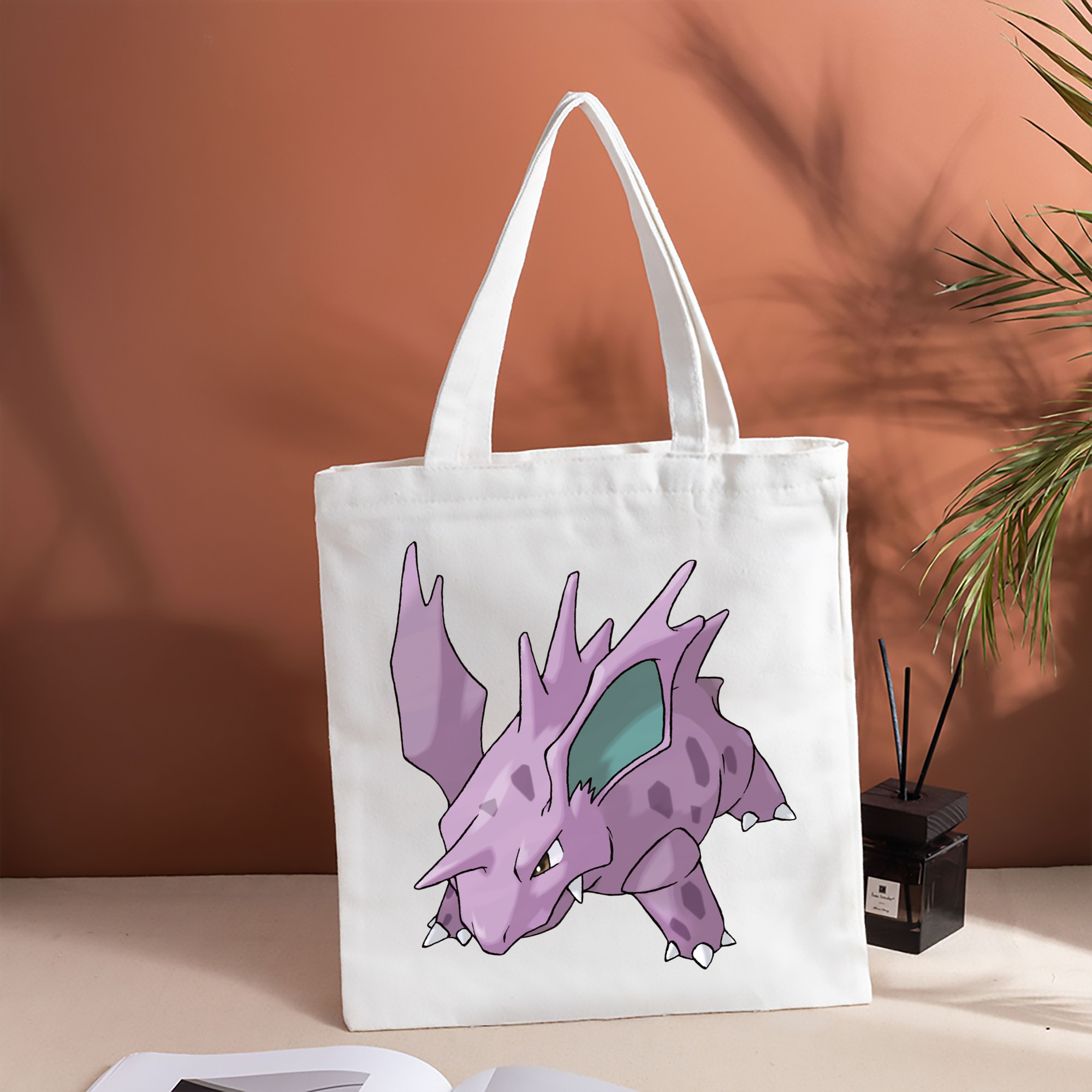 ポケットモンスター Pokémon 縦型キャンバス生地手提げバッグ　トートバッグ