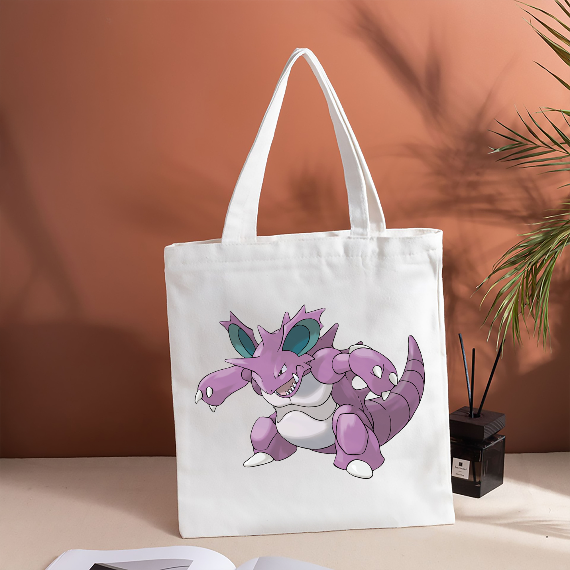 ポケットモンスター Pokémon 縦型キャンバス生地手提げバッグ　トートバッグ