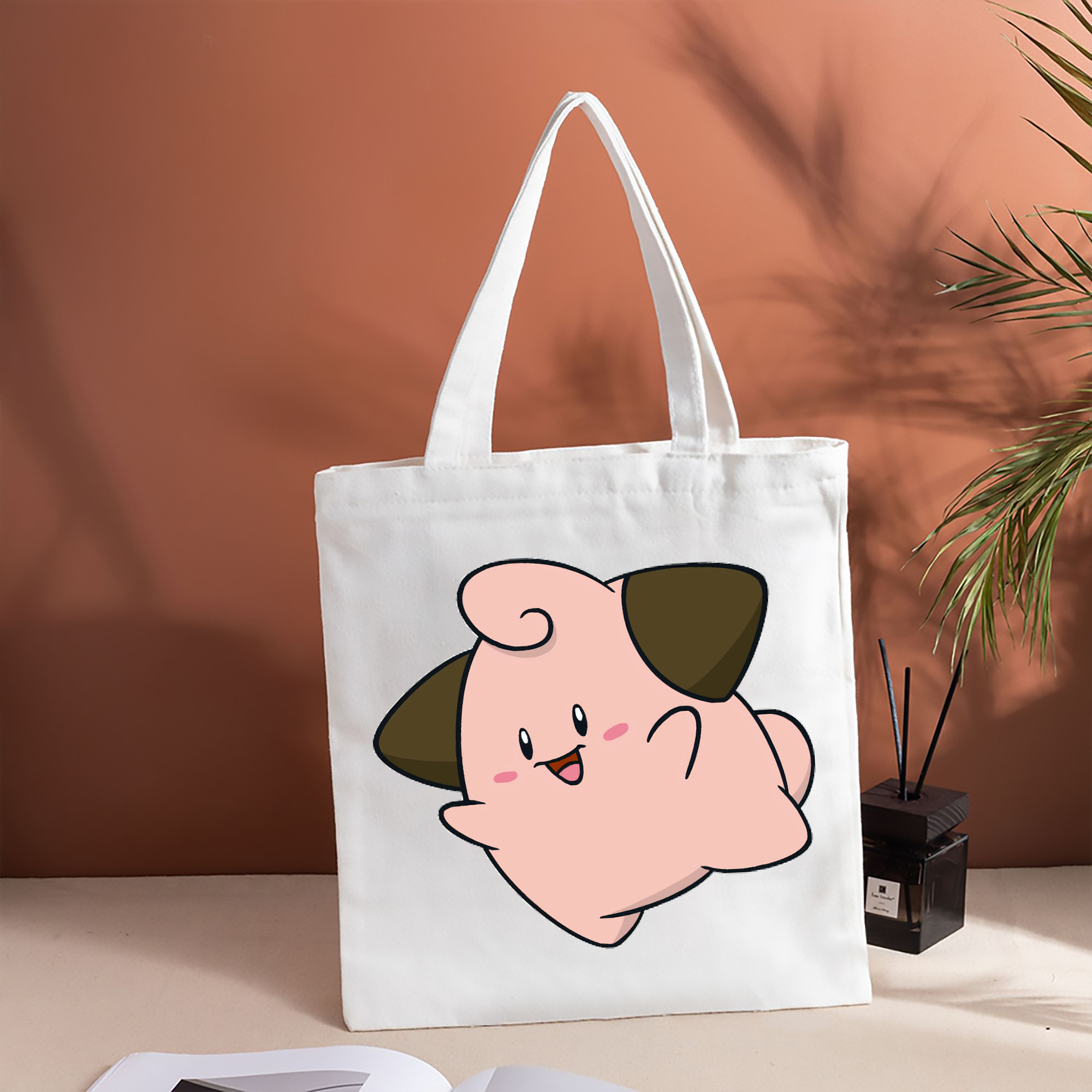 ポケットモンスター Pokémon 縦型キャンバス生地手提げバッグ　トートバッグ