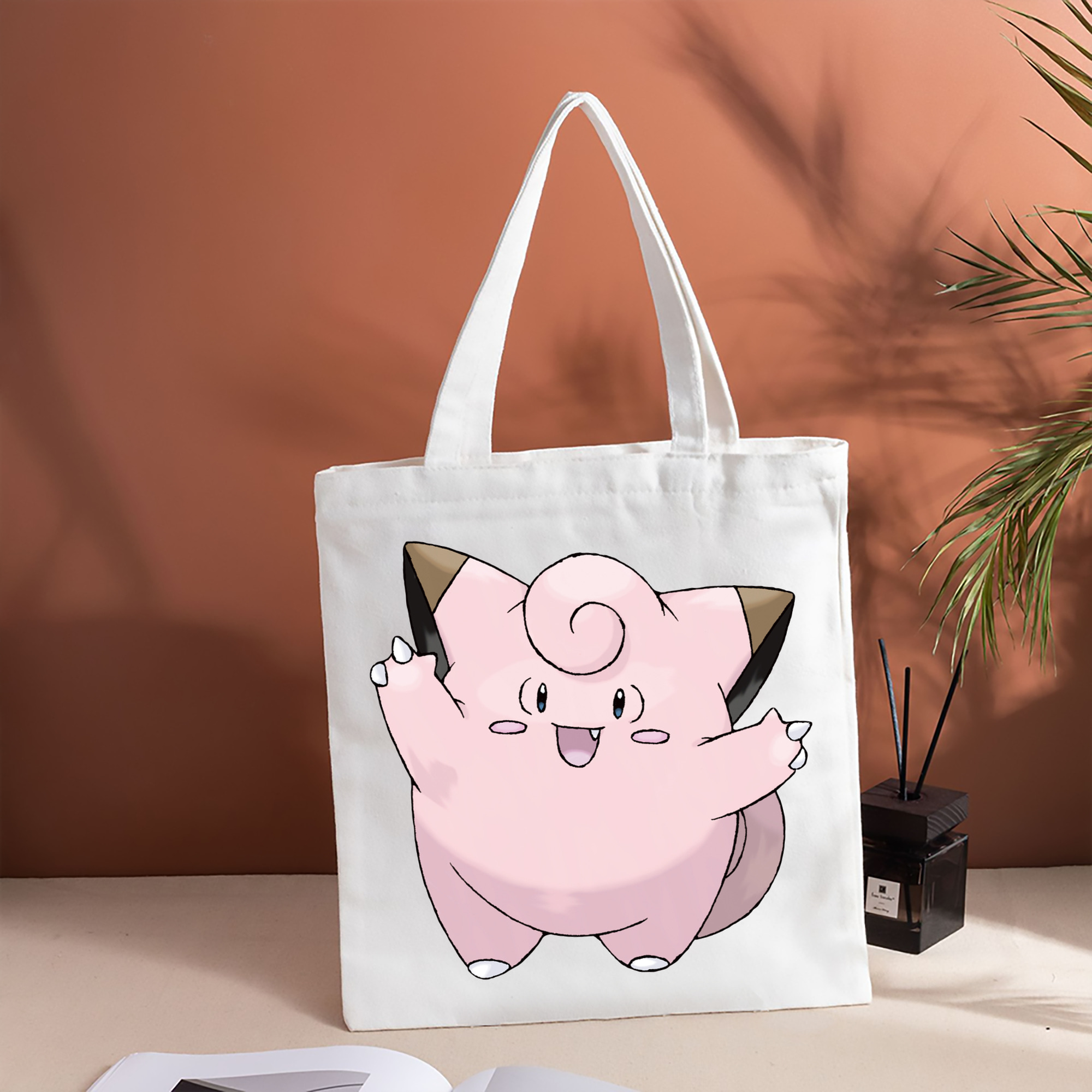 ポケットモンスター Pokémon 縦型キャンバス生地手提げバッグ　トートバッグ