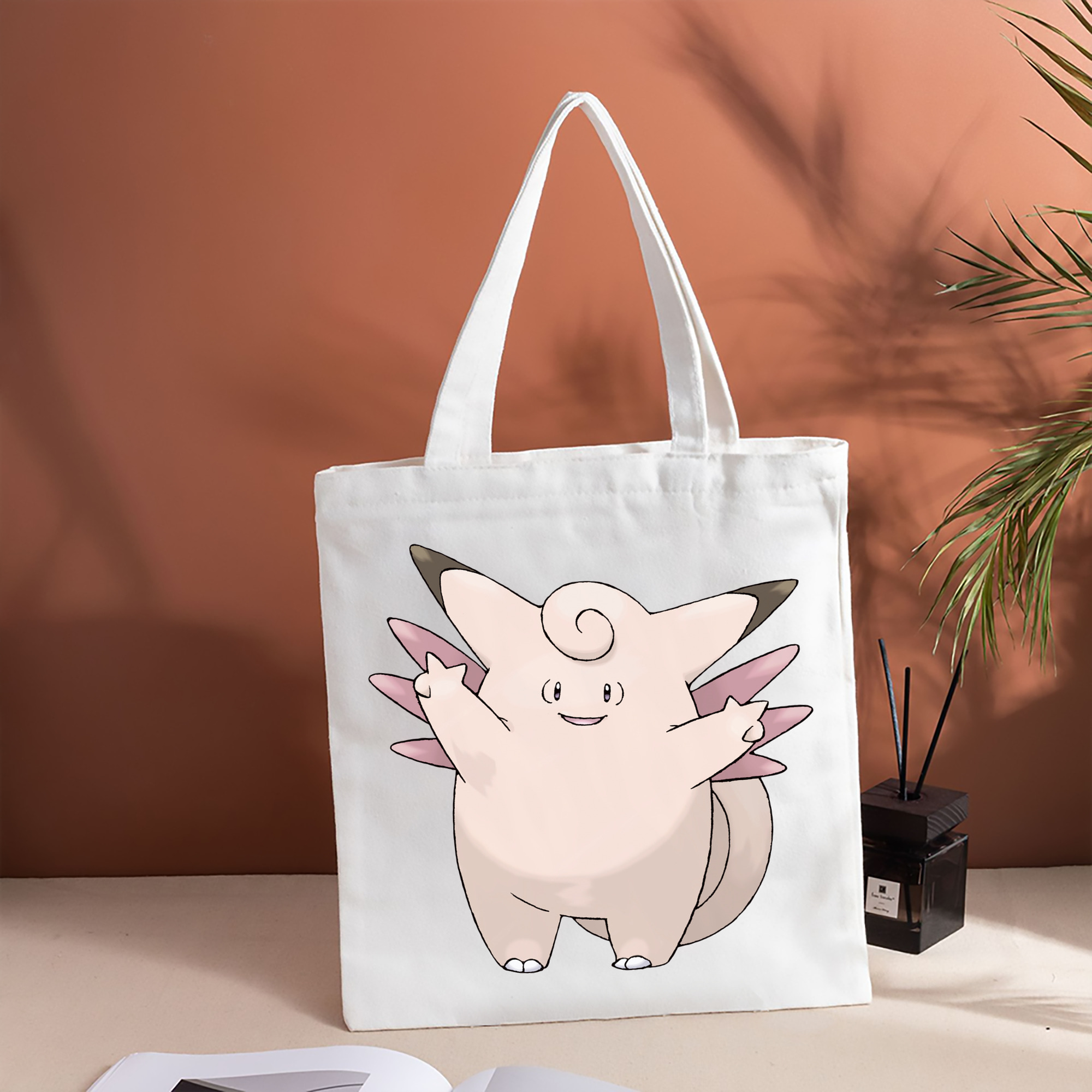 ポケットモンスター Pokémon 縦型キャンバス生地手提げバッグ　トートバッグ