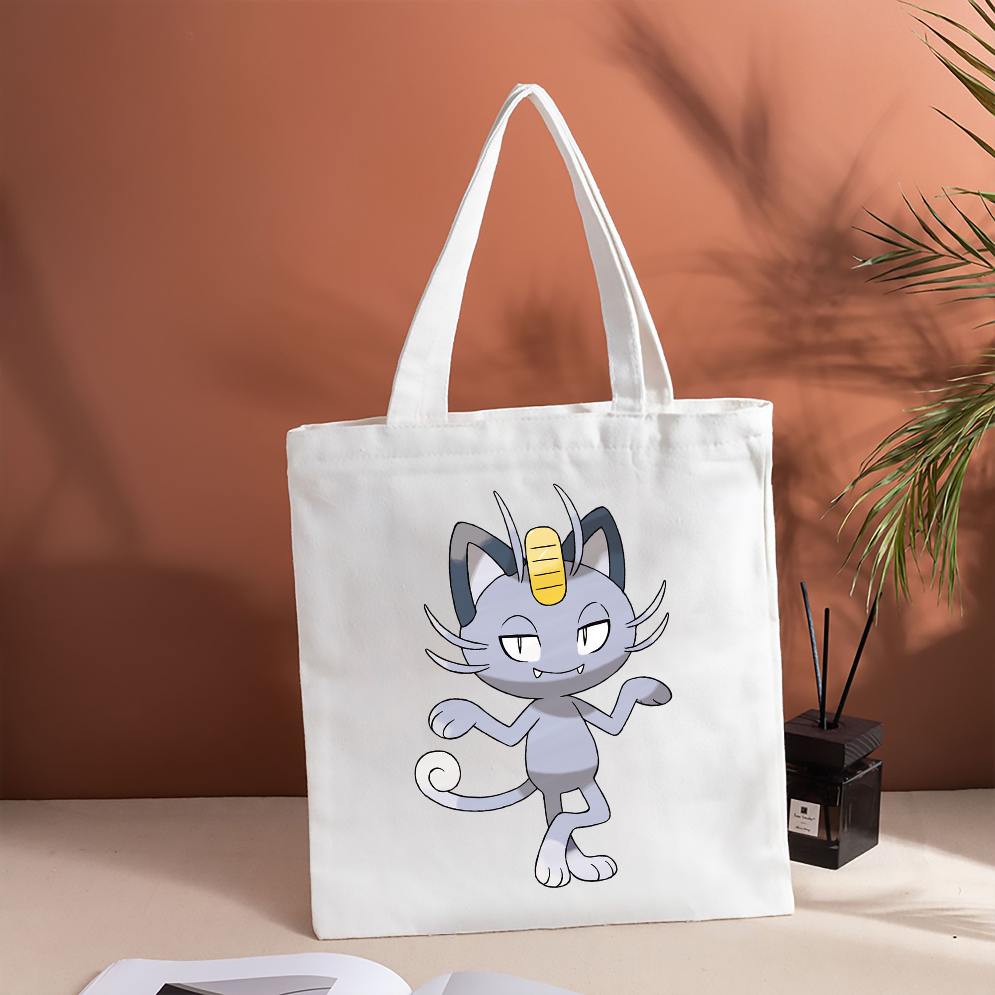 ポケットモンスター Pokémon 縦型キャンバス生地手提げバッグ　トートバッグ
