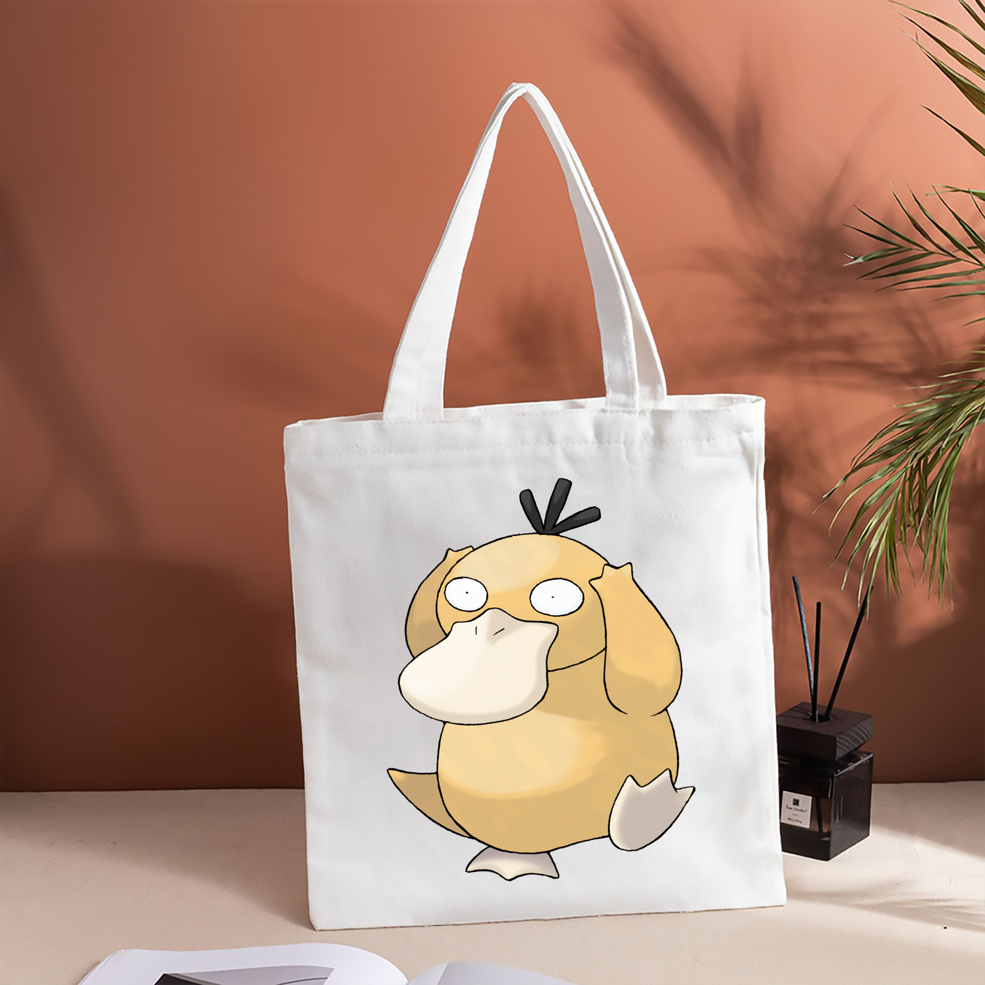 ポケットモンスター Pokémon 縦型キャンバス生地手提げバッグ　トートバッグ