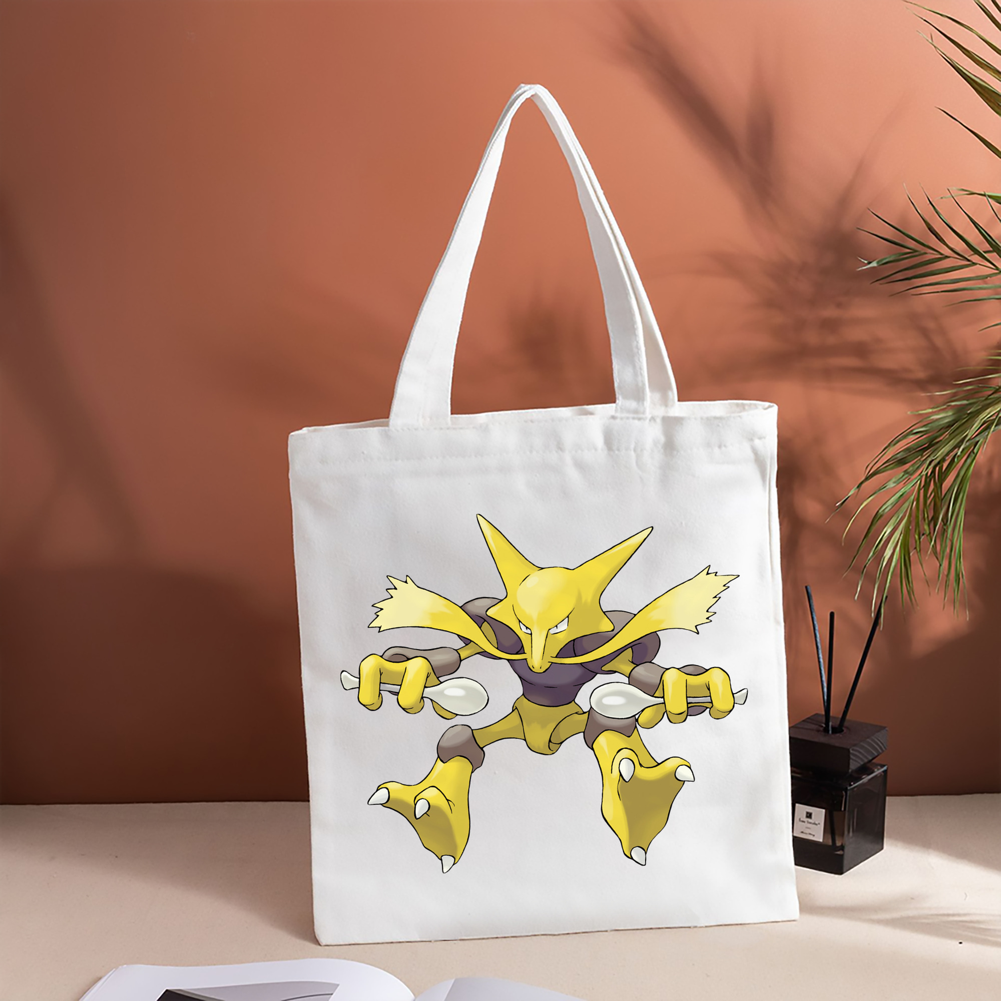 ポケットモンスター Pokémon 縦型キャンバス生地手提げバッグ　トートバッグ