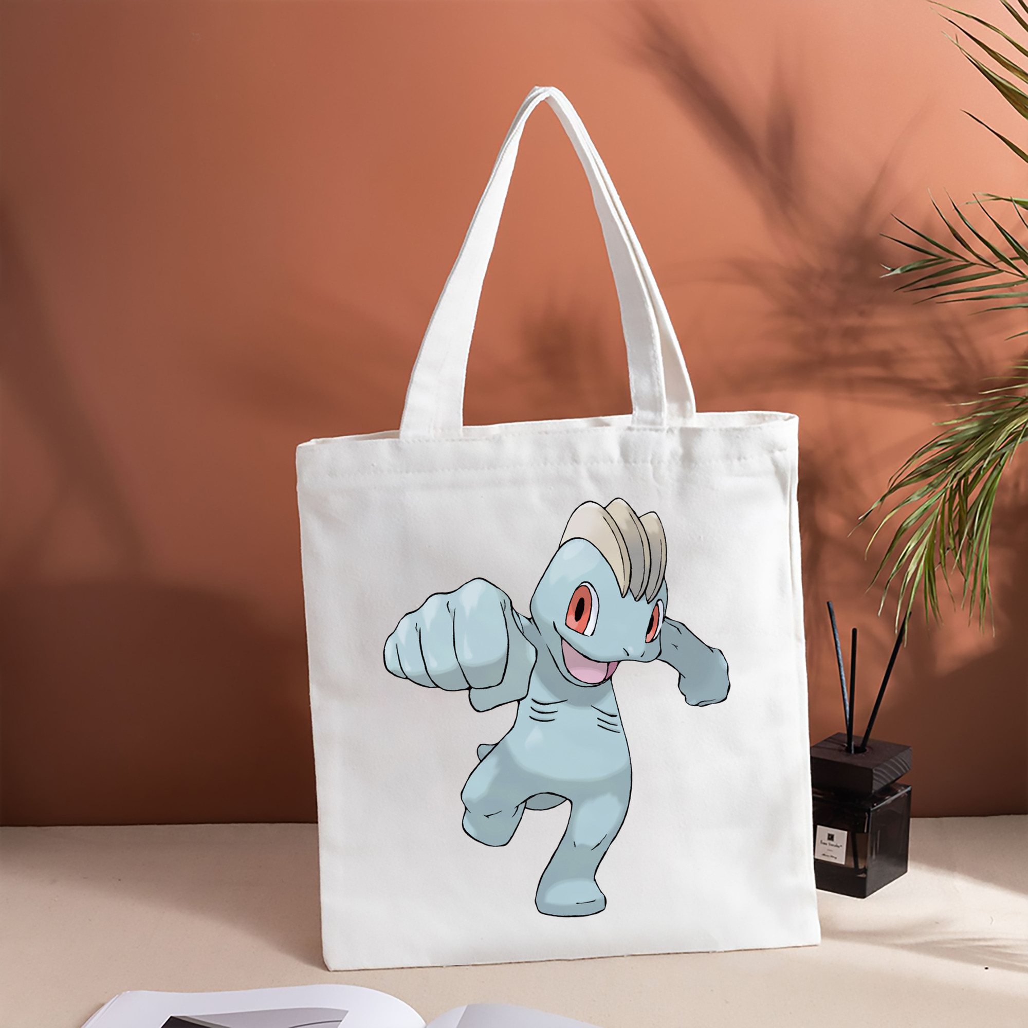 ポケットモンスター Pokémon 縦型キャンバス生地手提げバッグ　トートバッグ