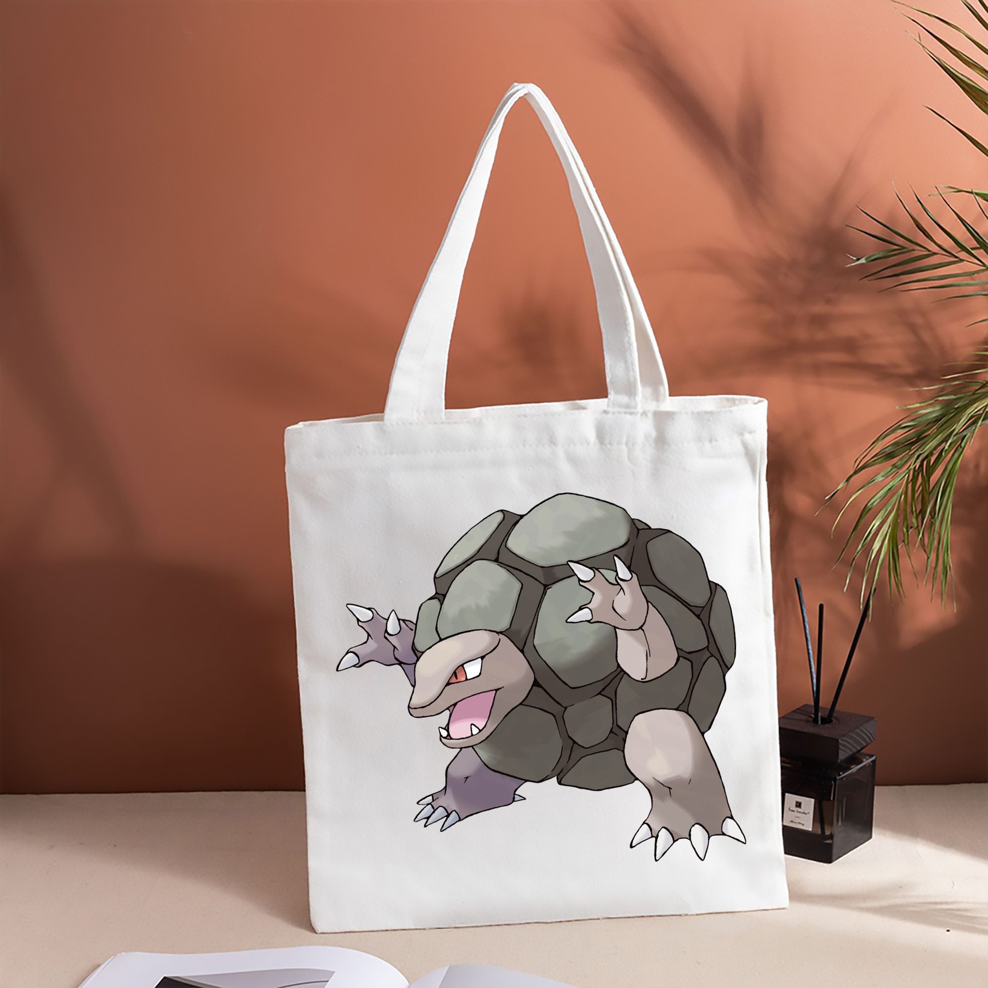 ポケットモンスター Pokémon 縦型キャンバス生地手提げバッグ　トートバッグ