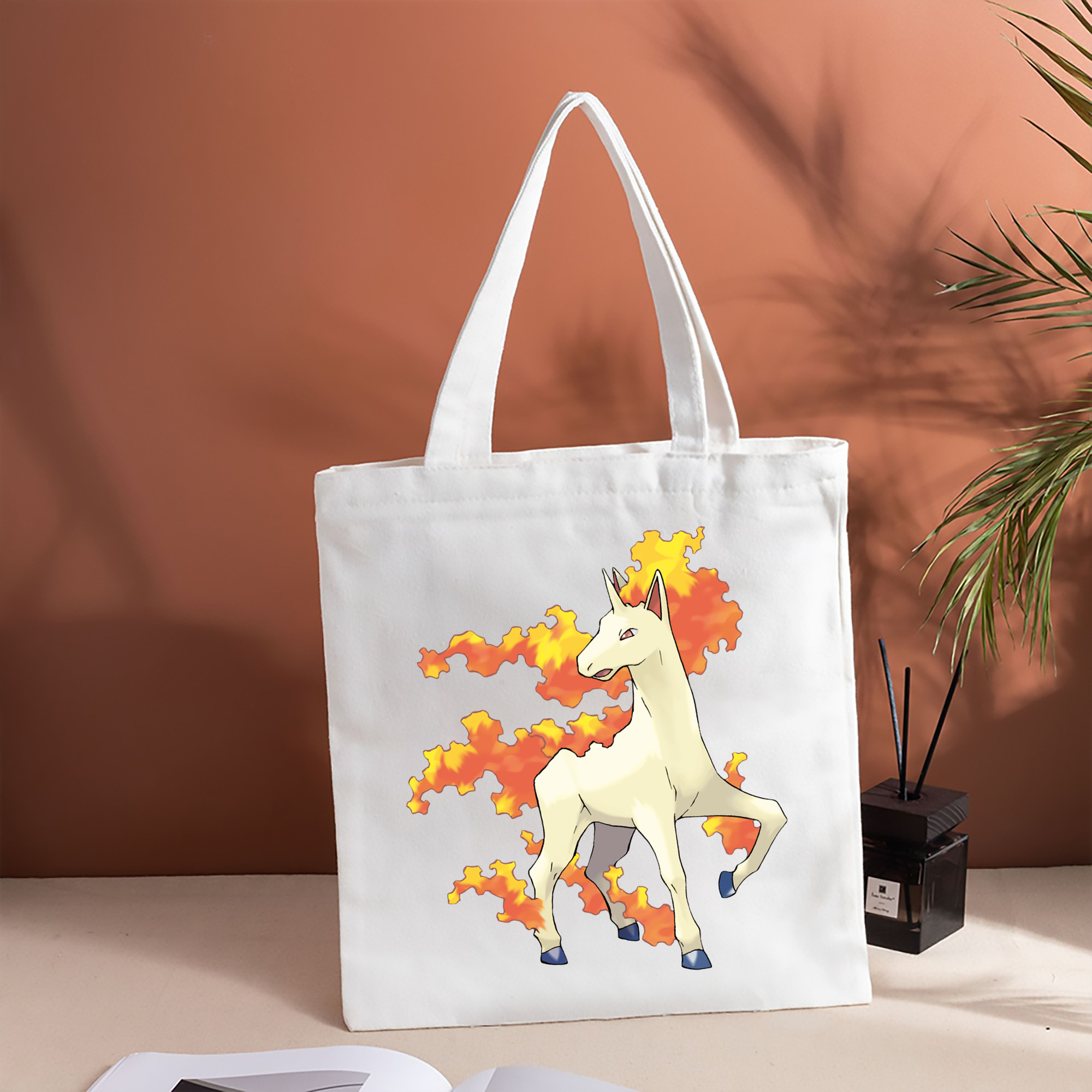 ポケットモンスター Pokémon 縦型キャンバス生地手提げバッグ　トートバッグ