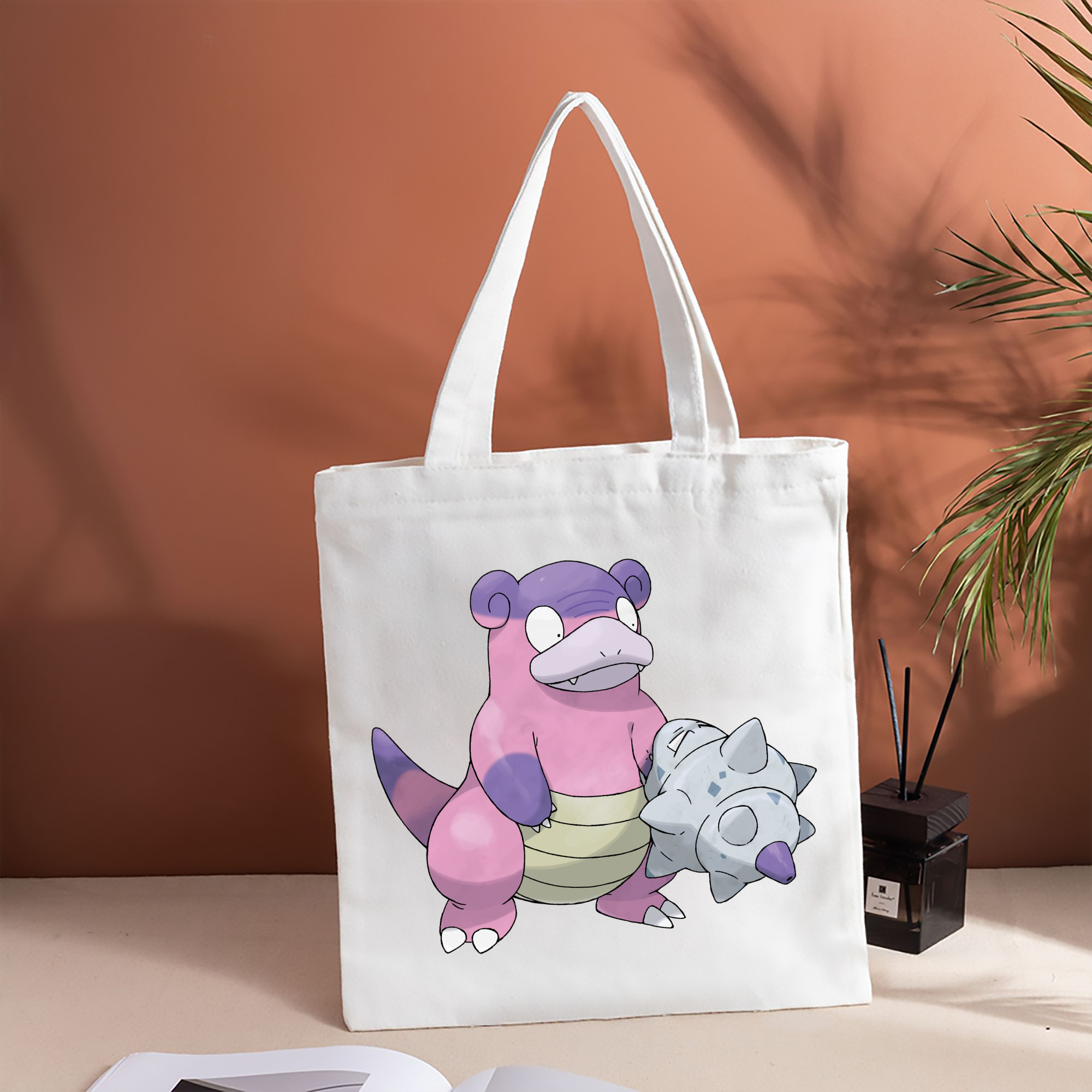 ポケットモンスター Pokémon 縦型キャンバス生地手提げバッグ　トートバッグ