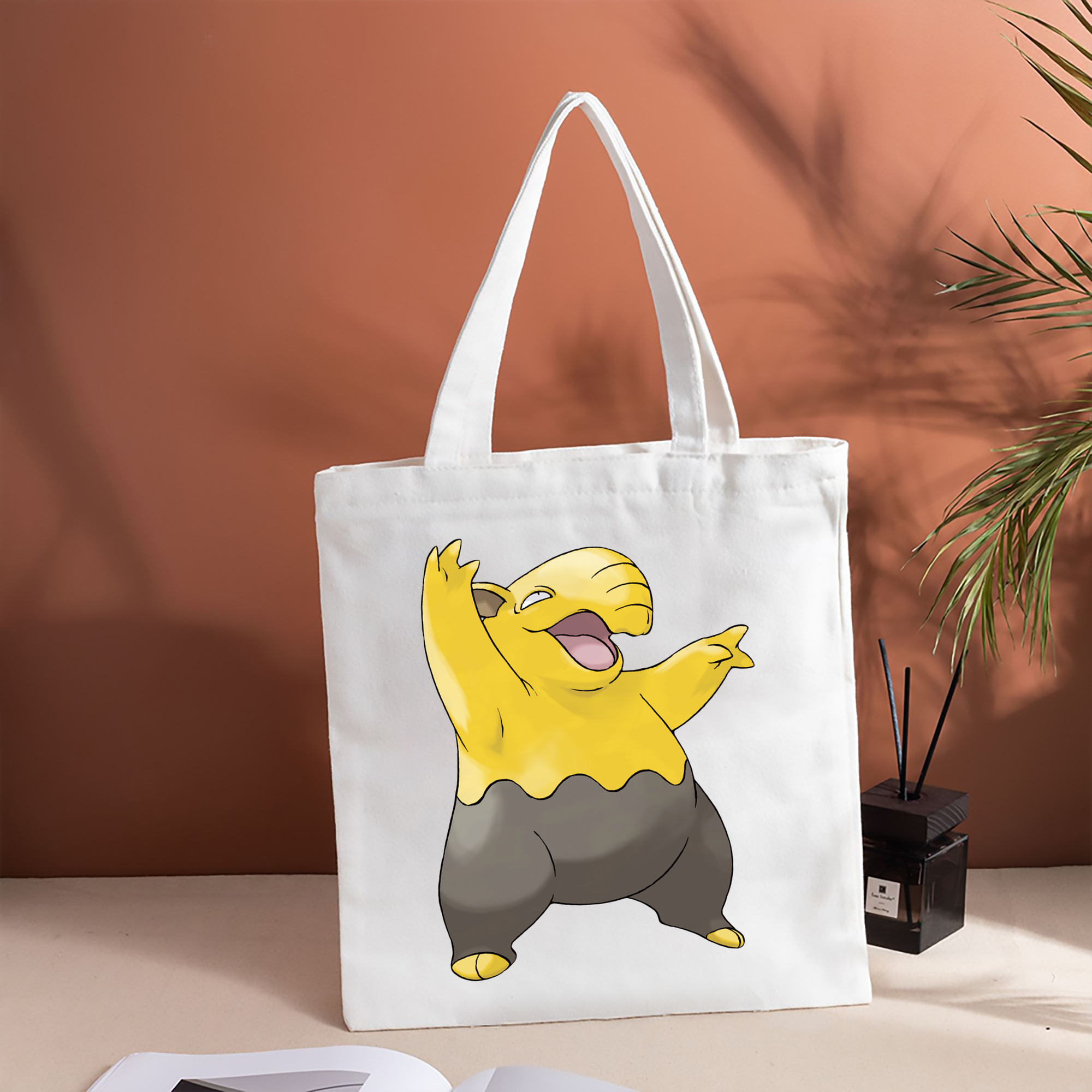 ポケットモンスター Pokémon 縦型キャンバス生地手提げバッグ　トートバッグ