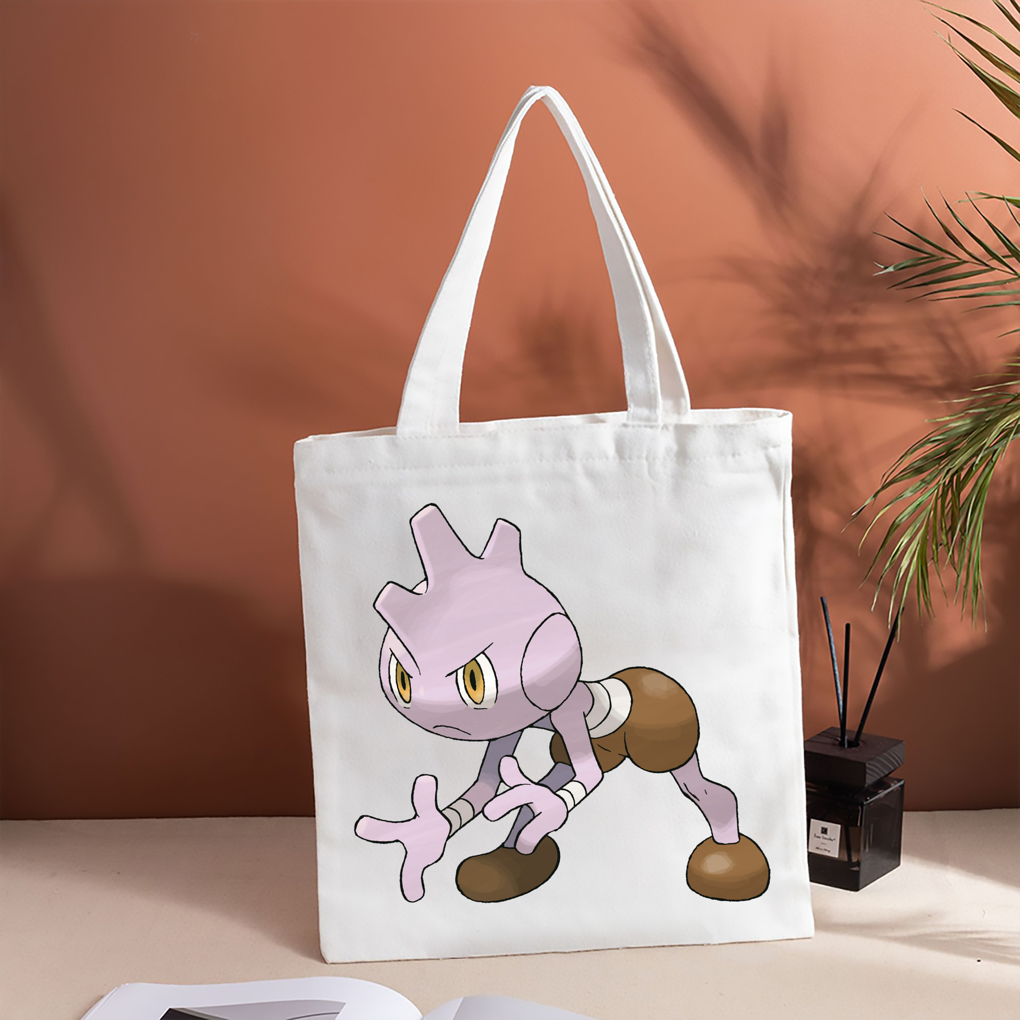 ポケットモンスター Pokémon 縦型キャンバス生地手提げバッグ　トートバッグ