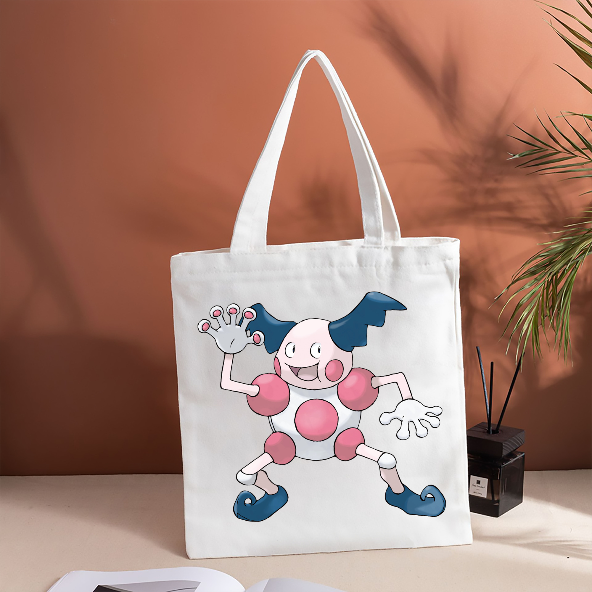 ポケットモンスター Pokémon 縦型キャンバス生地手提げバッグ　トートバッグ