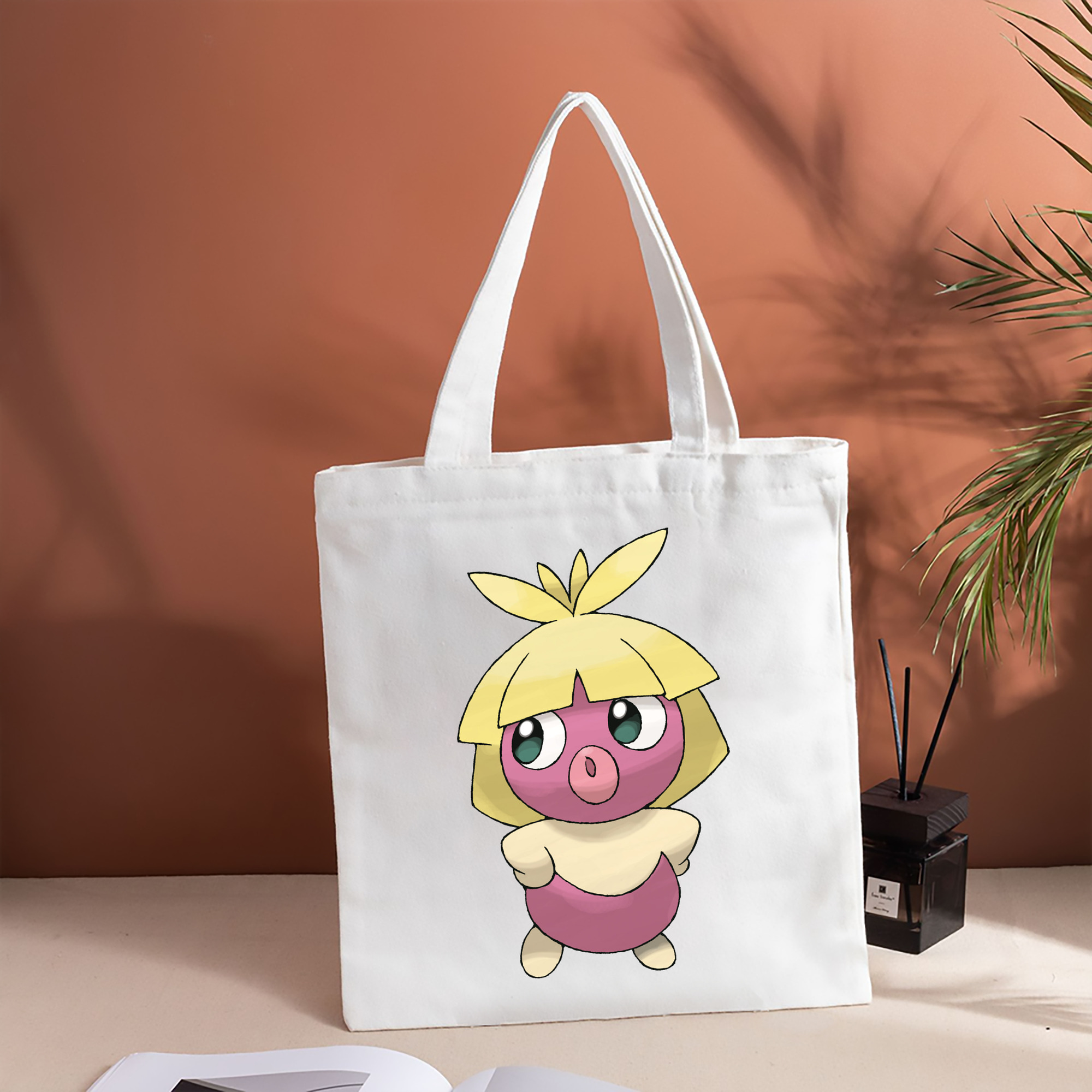 ポケットモンスター Pokémon 縦型キャンバス生地手提げバッグ　トートバッグ