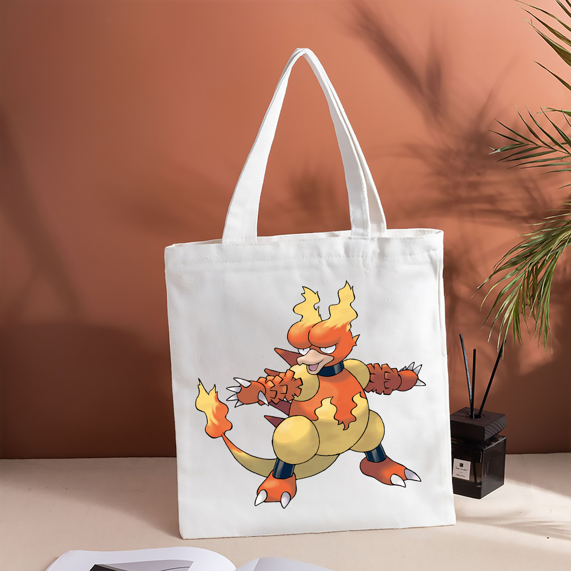 ポケットモンスター Pokémon 縦型キャンバス生地手提げバッグ　トートバッグ