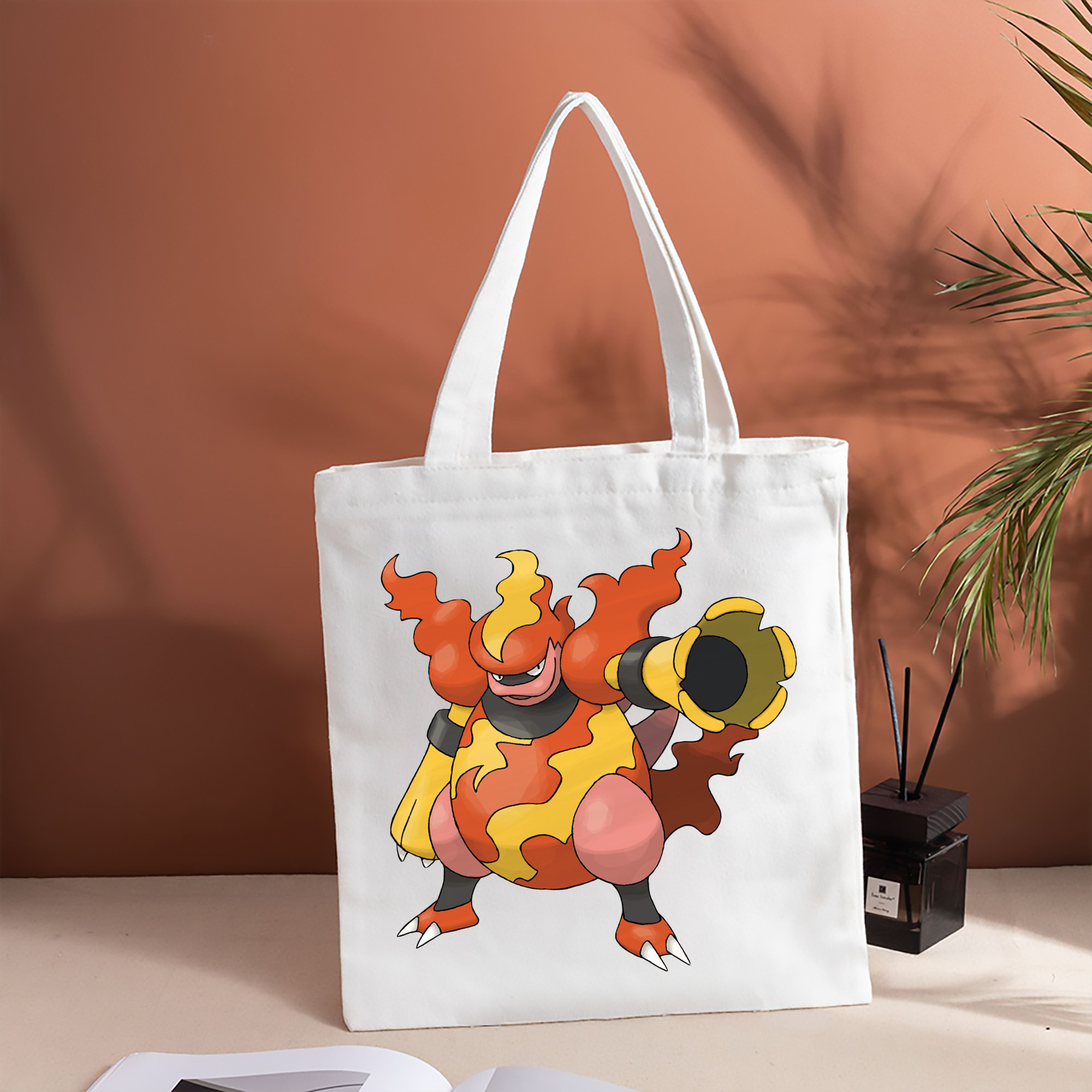 ポケットモンスター Pokémon 縦型キャンバス生地手提げバッグ　トートバッグ