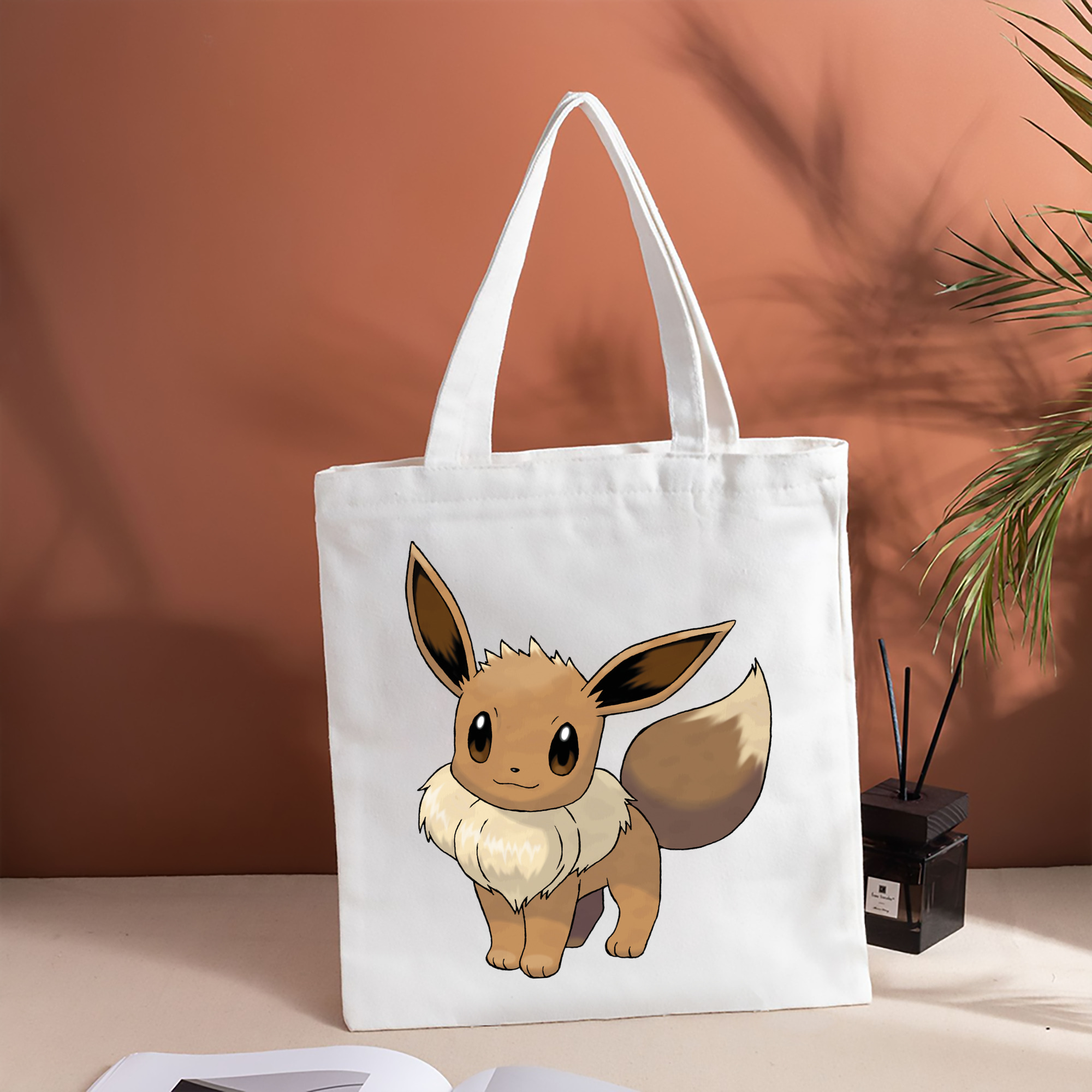 ポケットモンスター Pokémon 縦型キャンバス生地手提げバッグ　トートバッグ