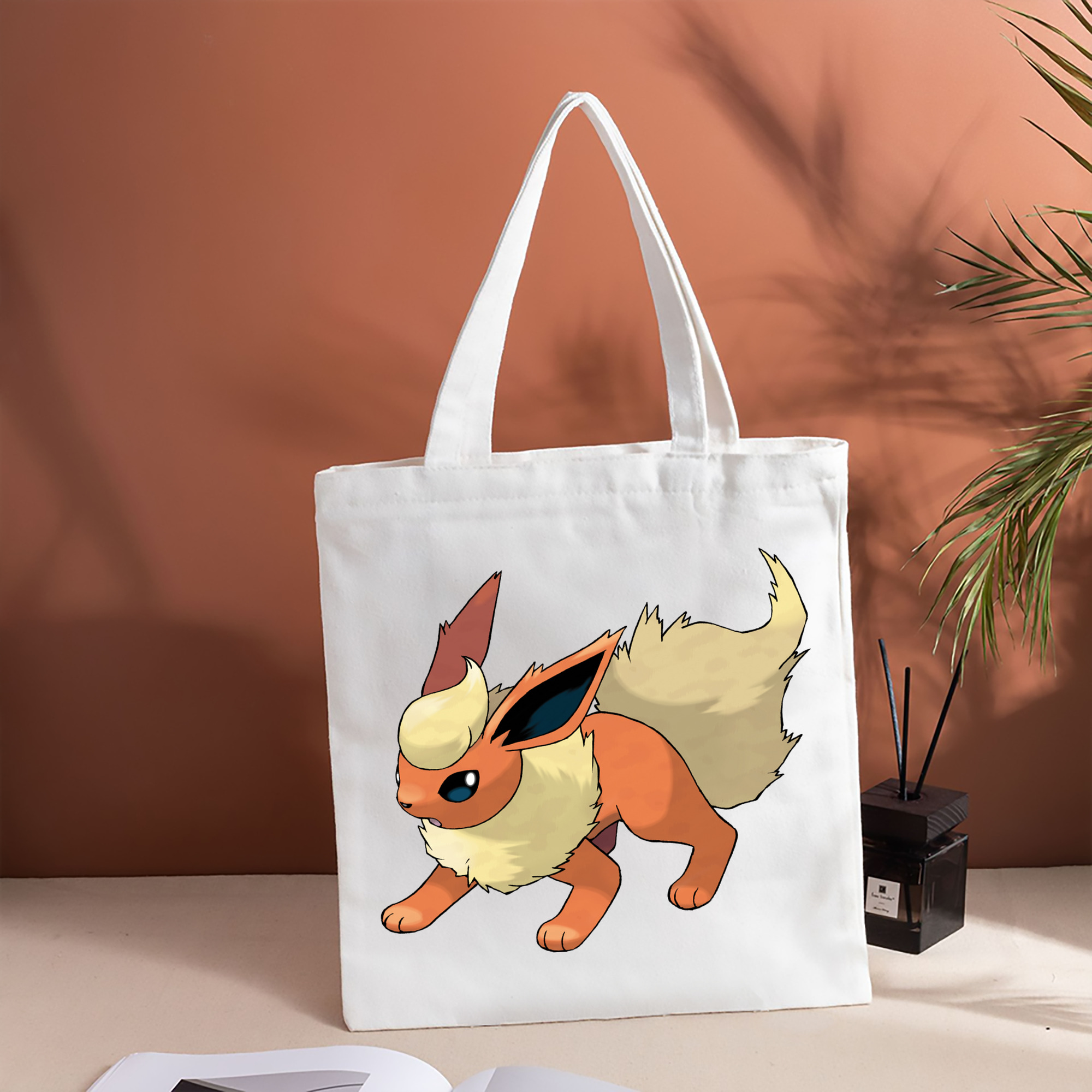 ポケットモンスター Pokémon 縦型キャンバス生地手提げバッグ　トートバッグ
