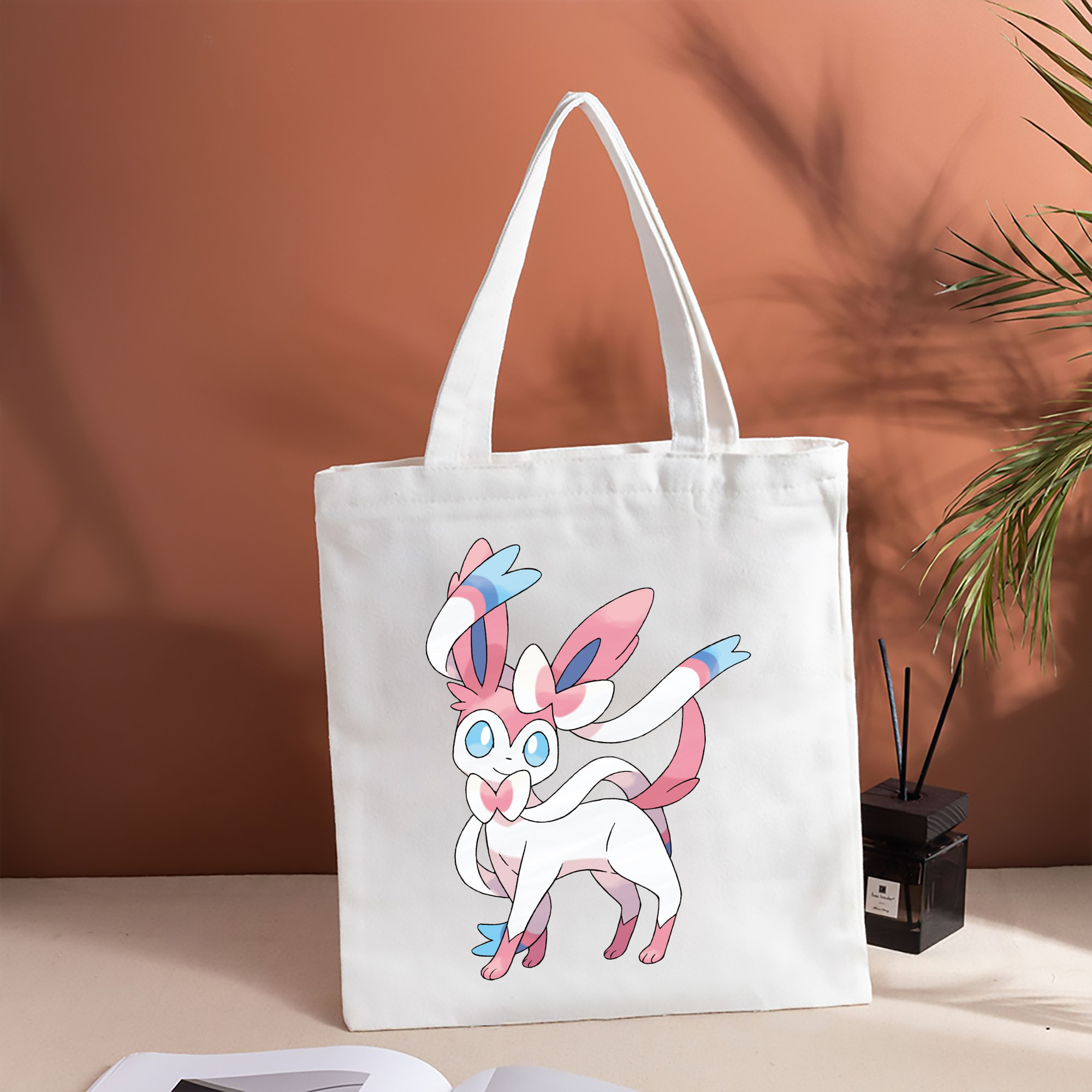 ポケットモンスター Pokémon 縦型キャンバス生地手提げバッグ　トートバッグ