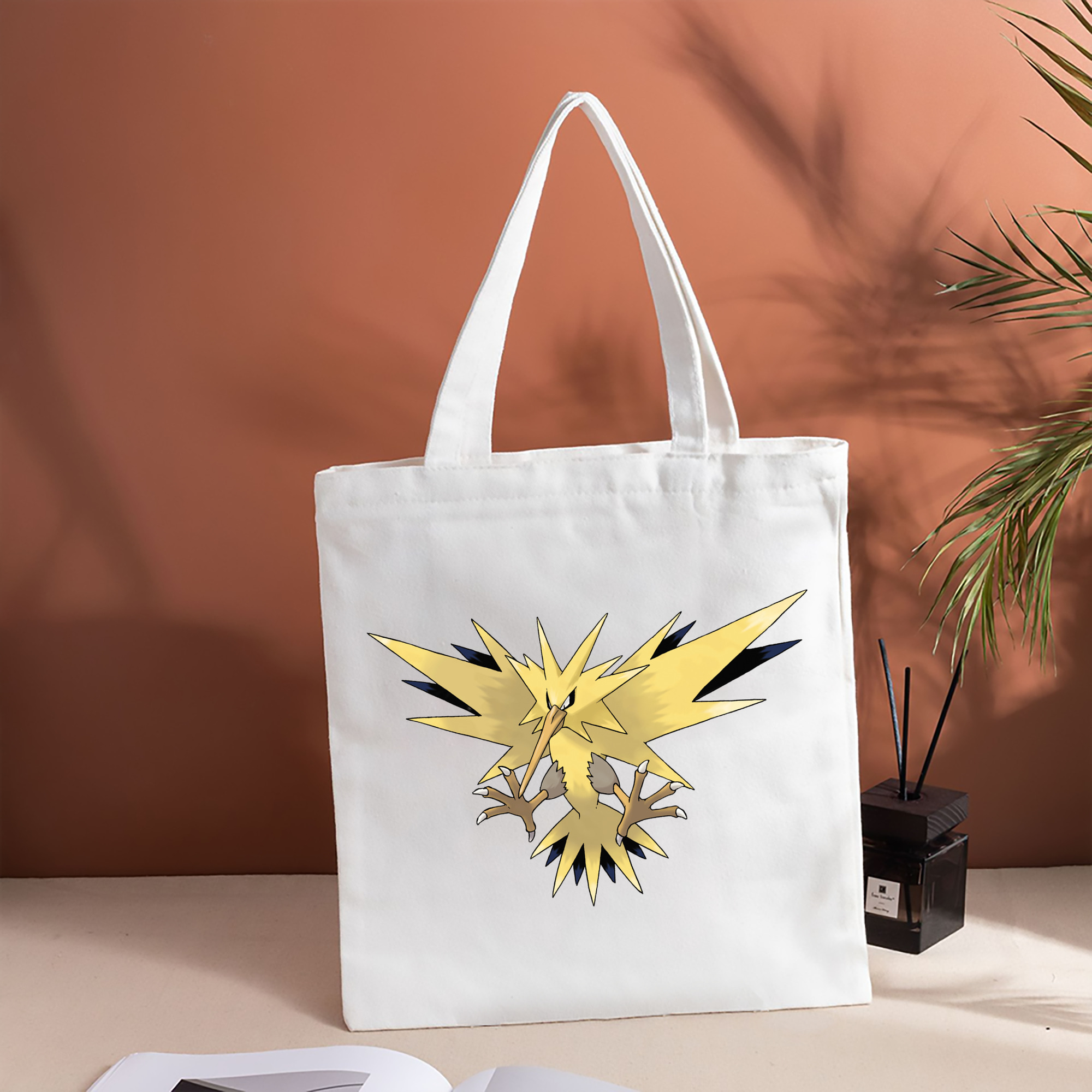 ポケットモンスター Pokémon 縦型キャンバス生地手提げバッグ　トートバッグ
