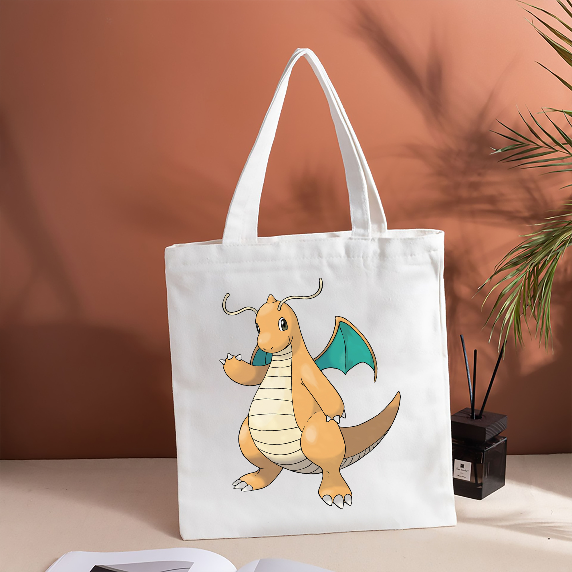 ポケットモンスター Pokémon 縦型キャンバス生地手提げバッグ　トートバッグ