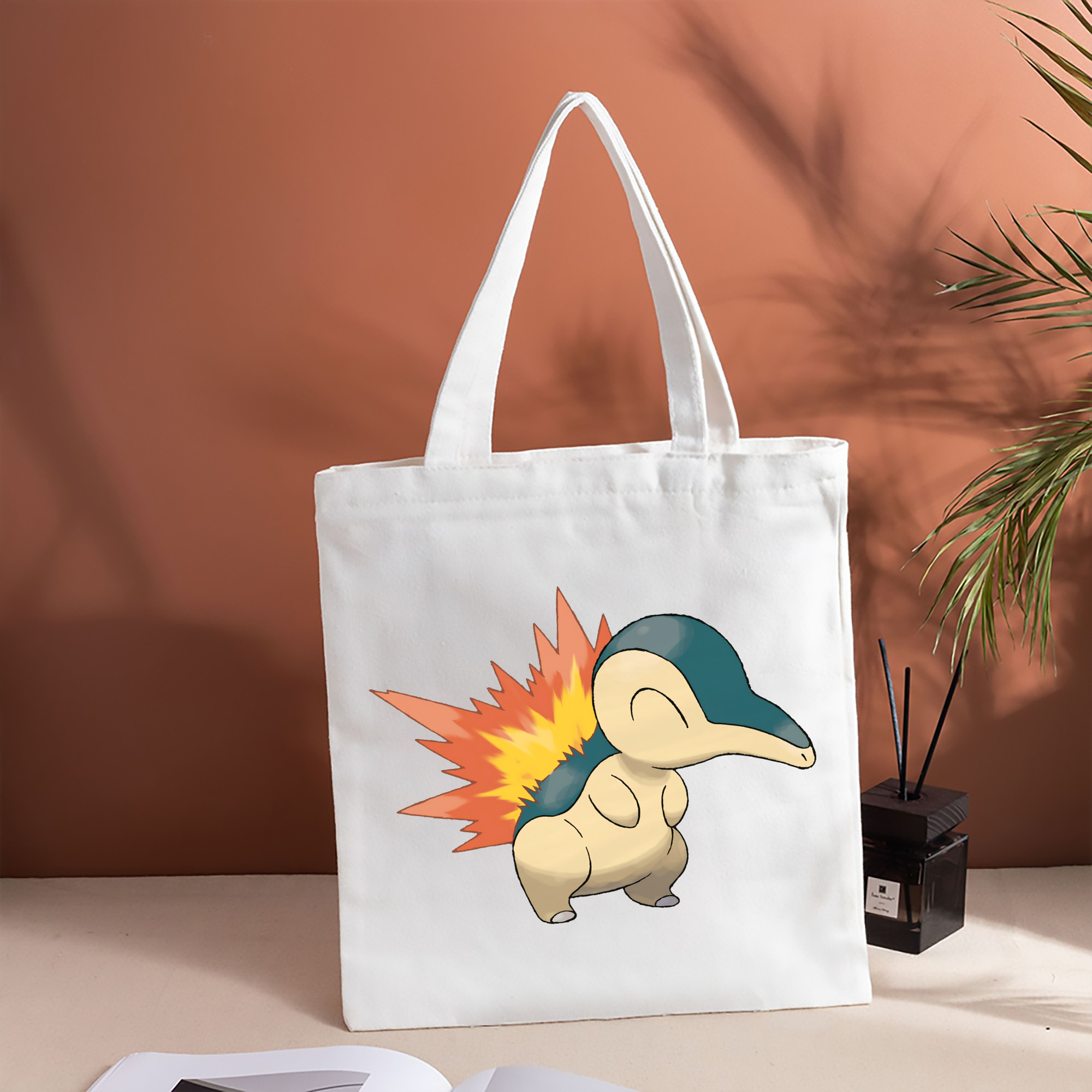 ポケットモンスター Pokémon 縦型キャンバス生地手提げバッグ　トートバッグ
