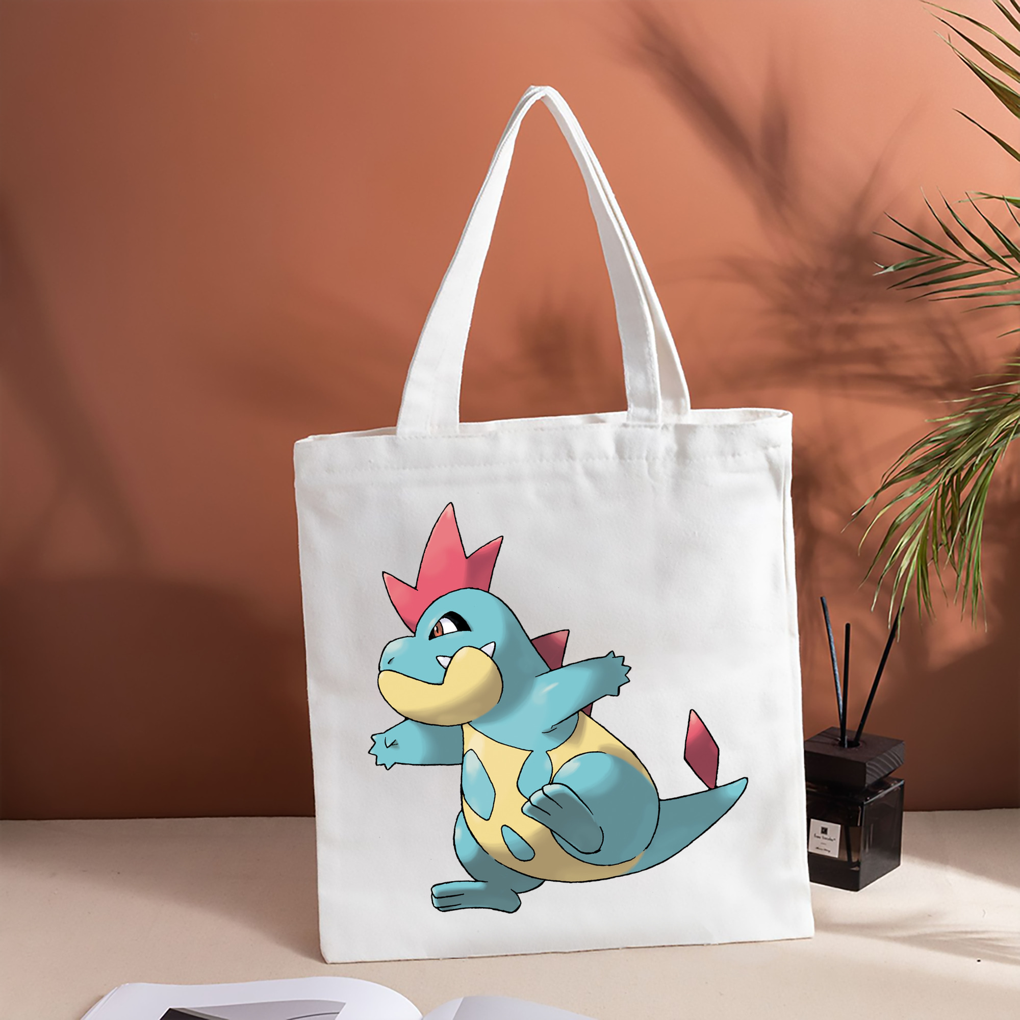 ポケットモンスター Pokémon 縦型キャンバス生地手提げバッグ　トートバッグ