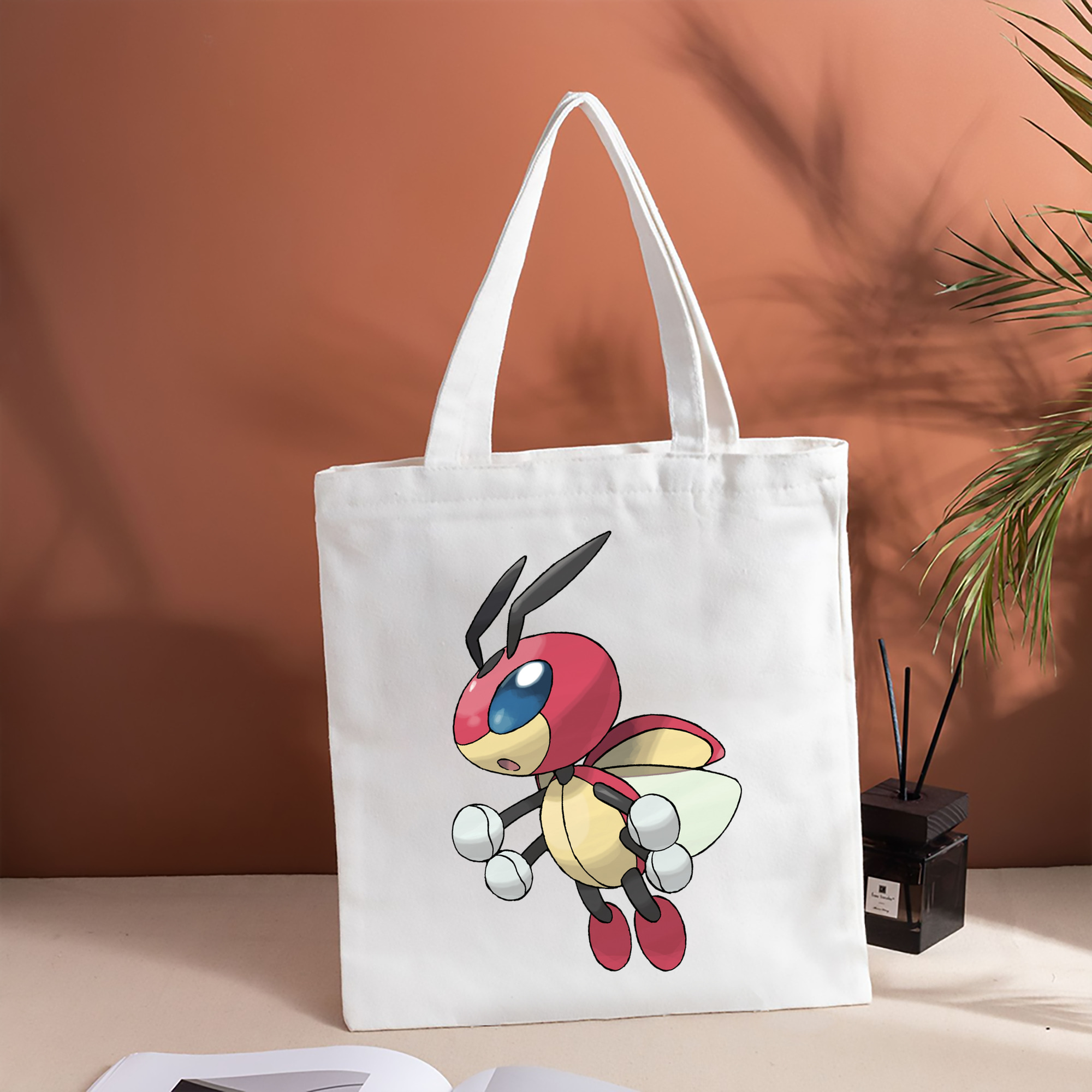ポケットモンスター Pokémon 縦型キャンバス生地手提げバッグ　トートバッグ
