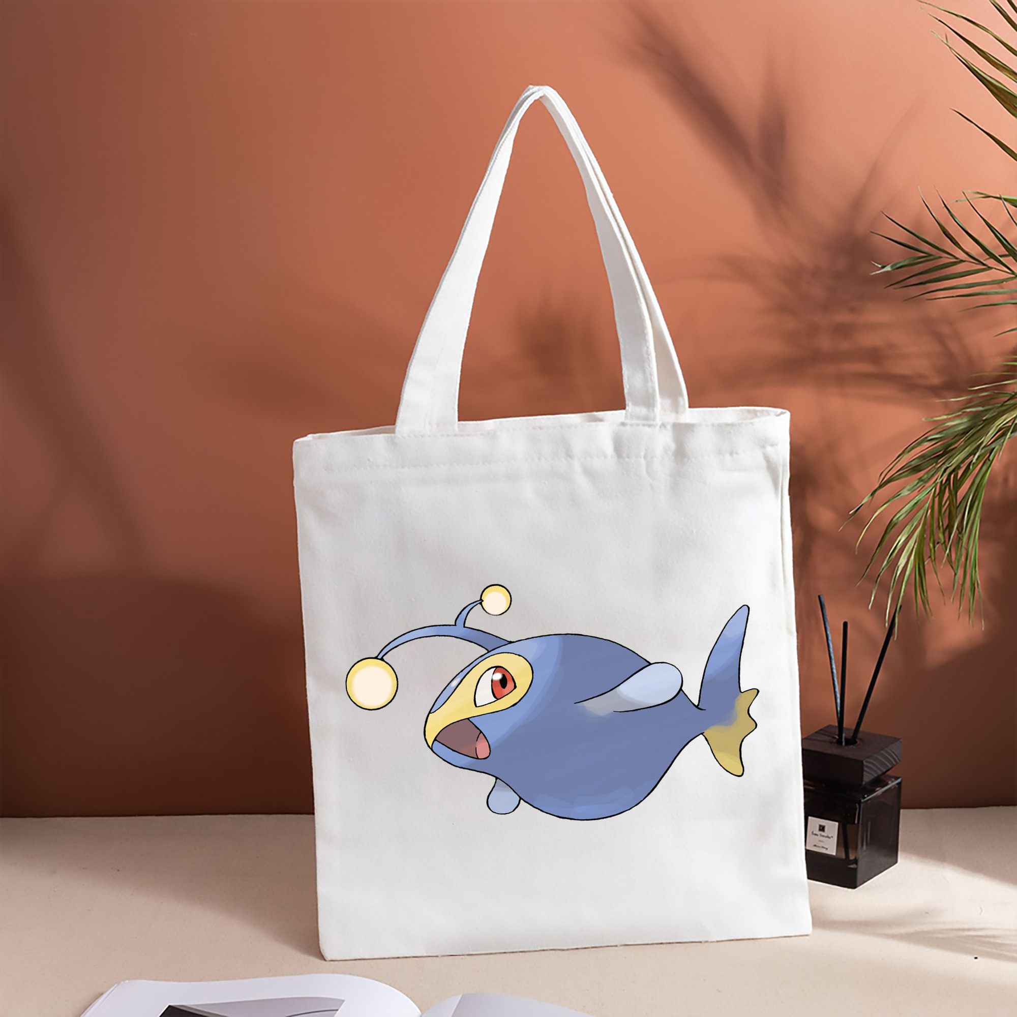 ポケットモンスター Pokémon 縦型キャンバス生地手提げバッグ　トートバッグ